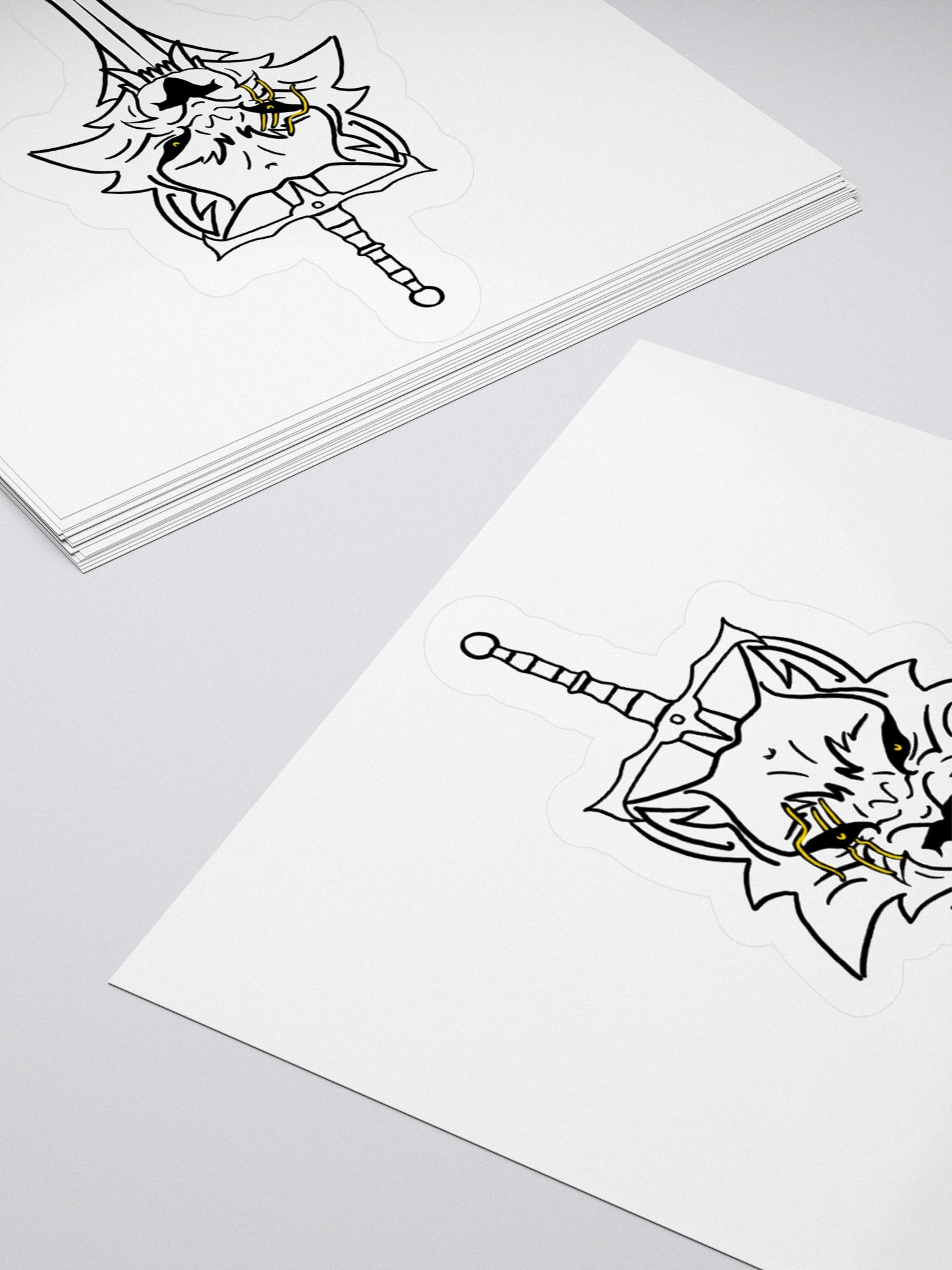 Scarred One Sticker product image (4)