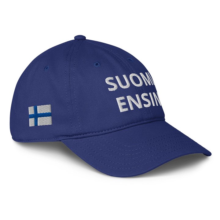 Finland First Embroidered Cap product image (1)