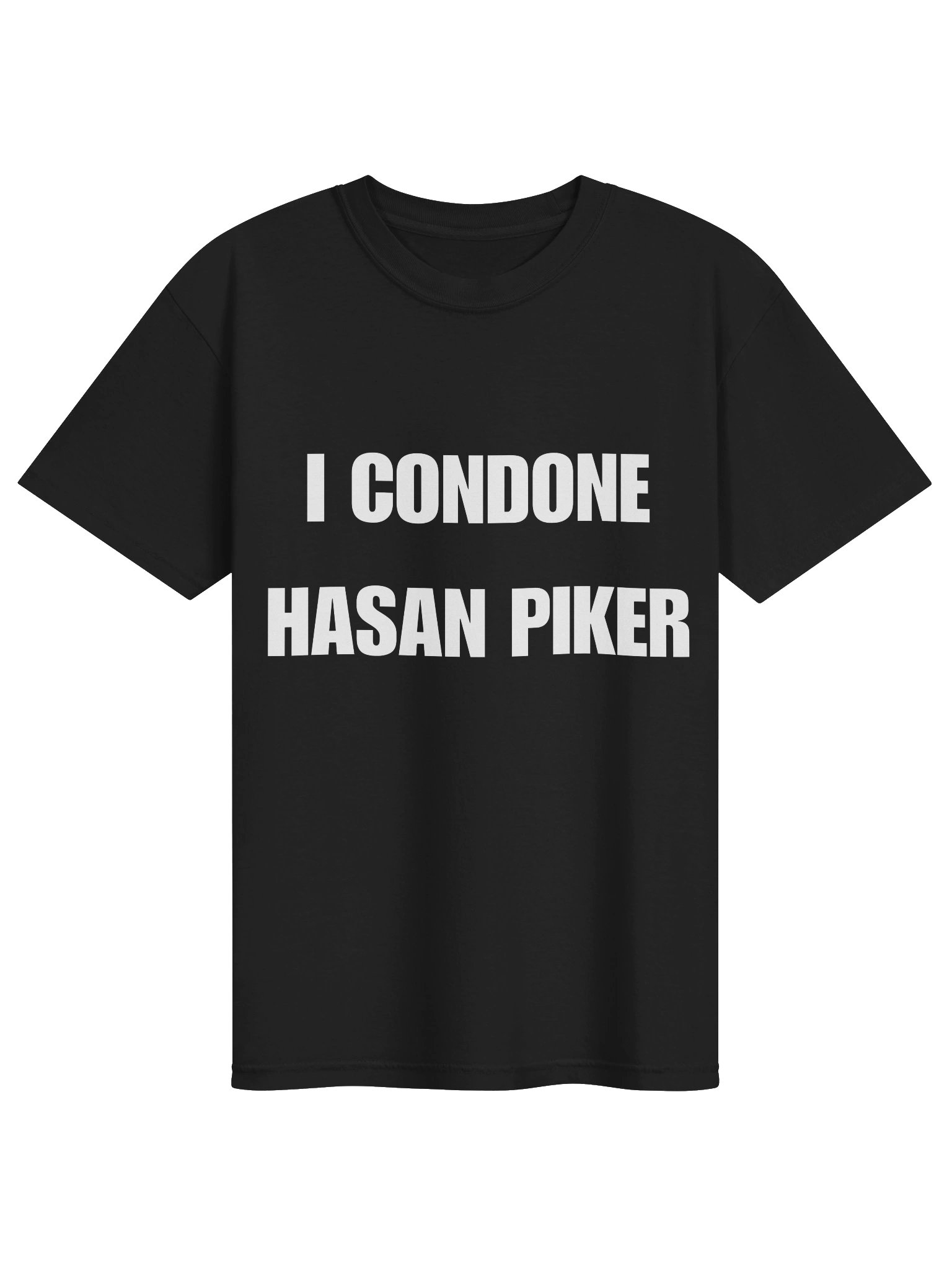 i condone hasan piker - tee product image (1)