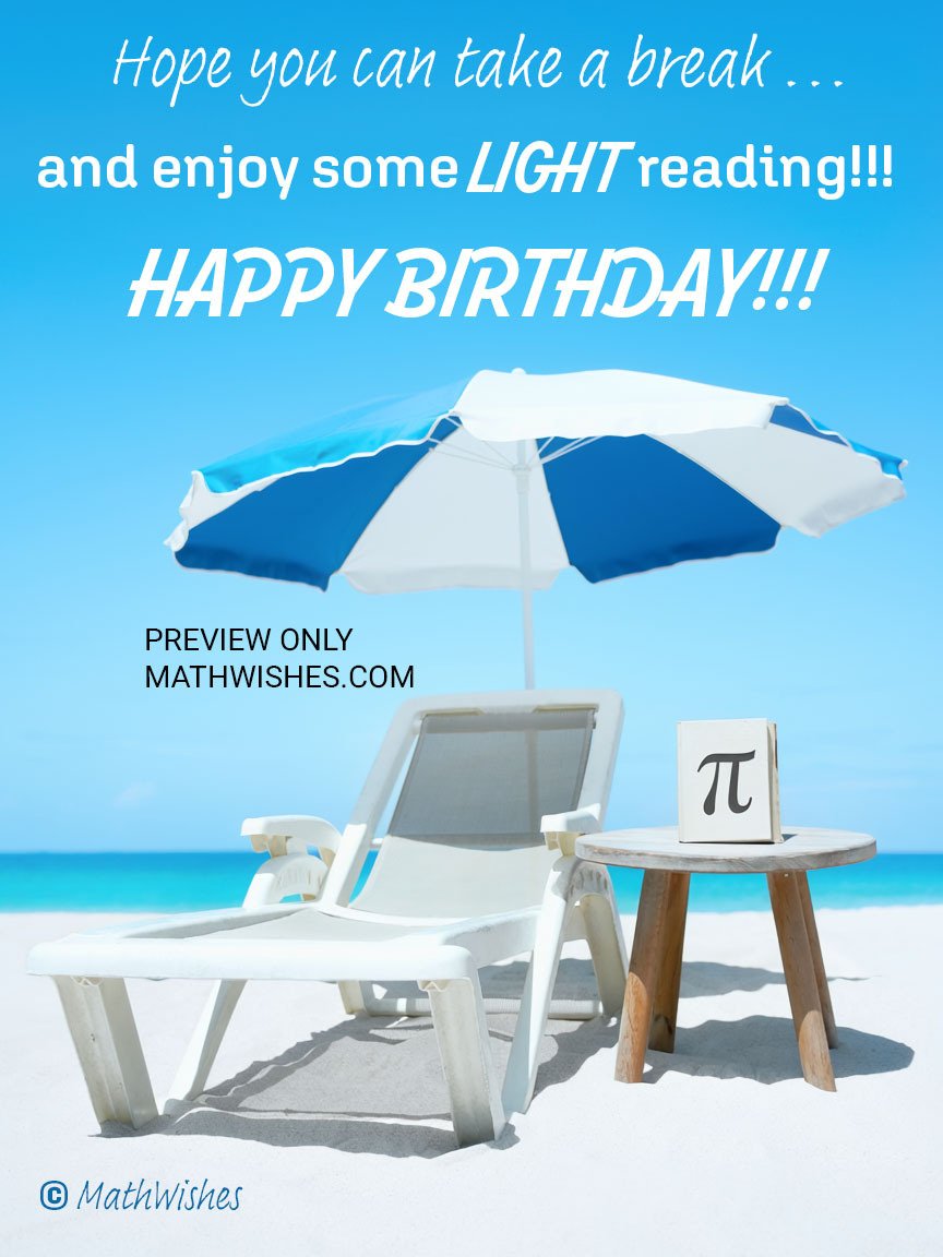 Any Age - Math Birthday Card 1 product image (1)