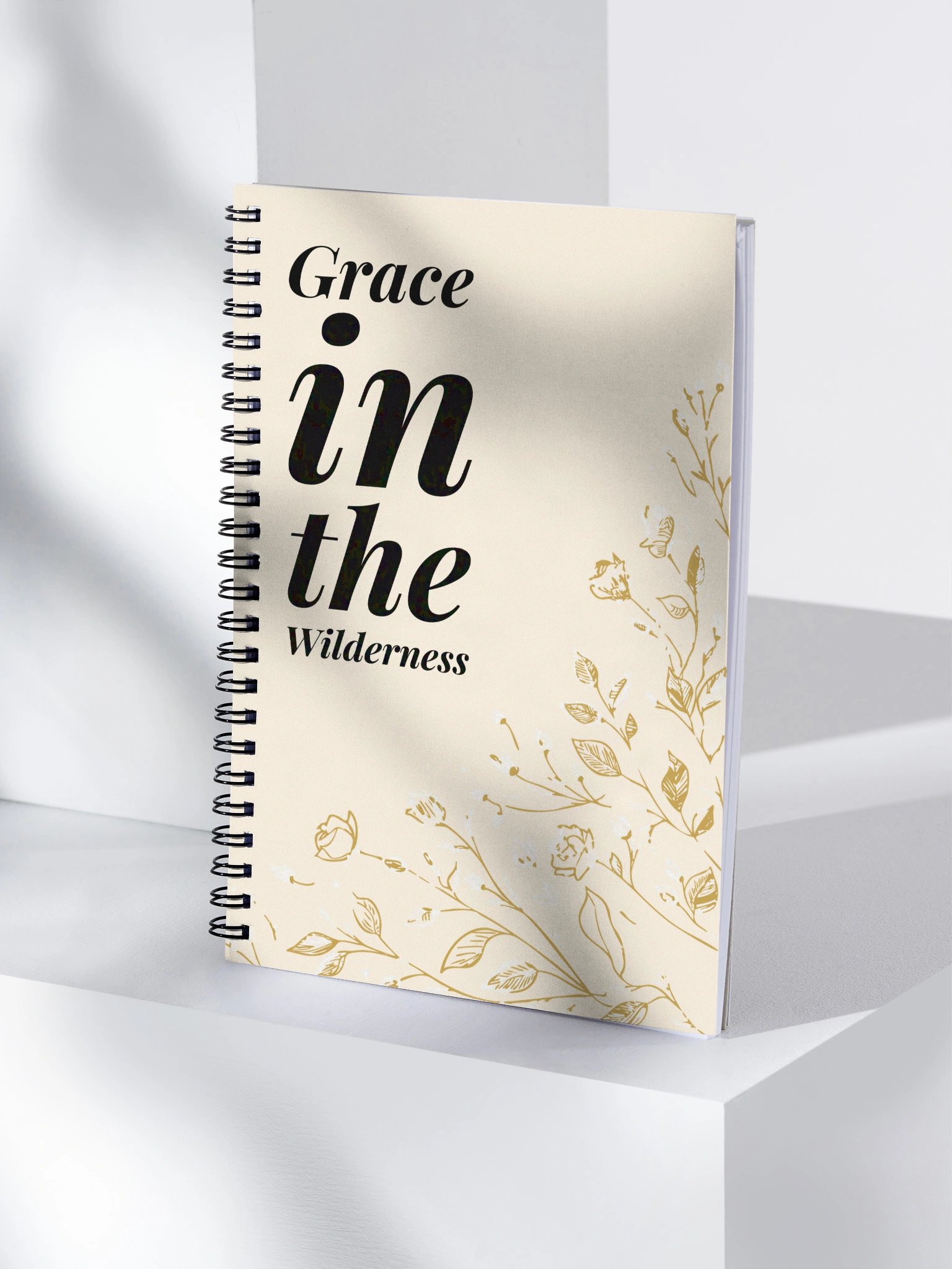Grace in the Wilderness Spiral Notebook – Isaiah 30:18 (Soft Light) \| By Grace Capsule product image (4)