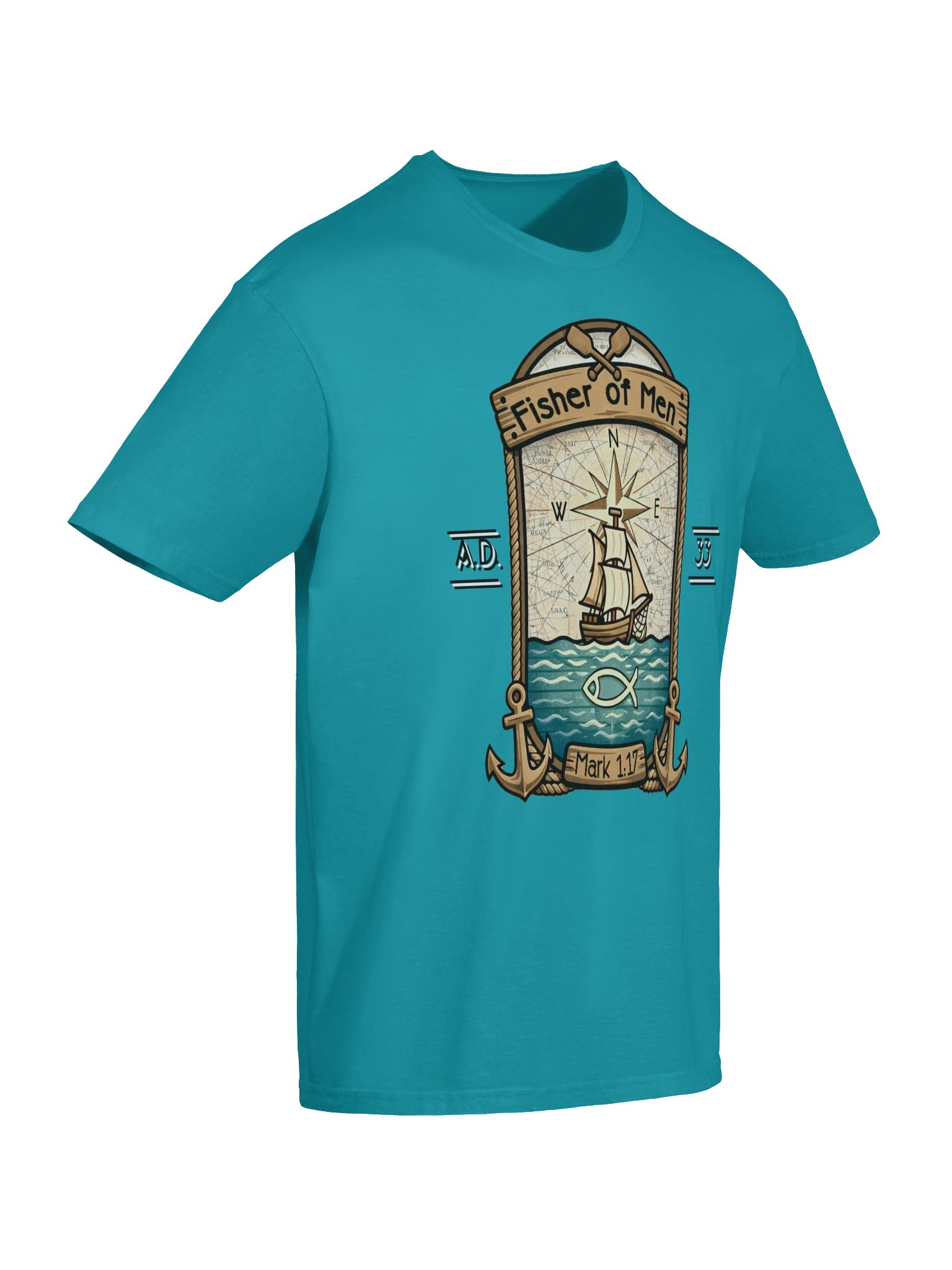 Fisher of Men Christian Nautical Faith Design product image (46)