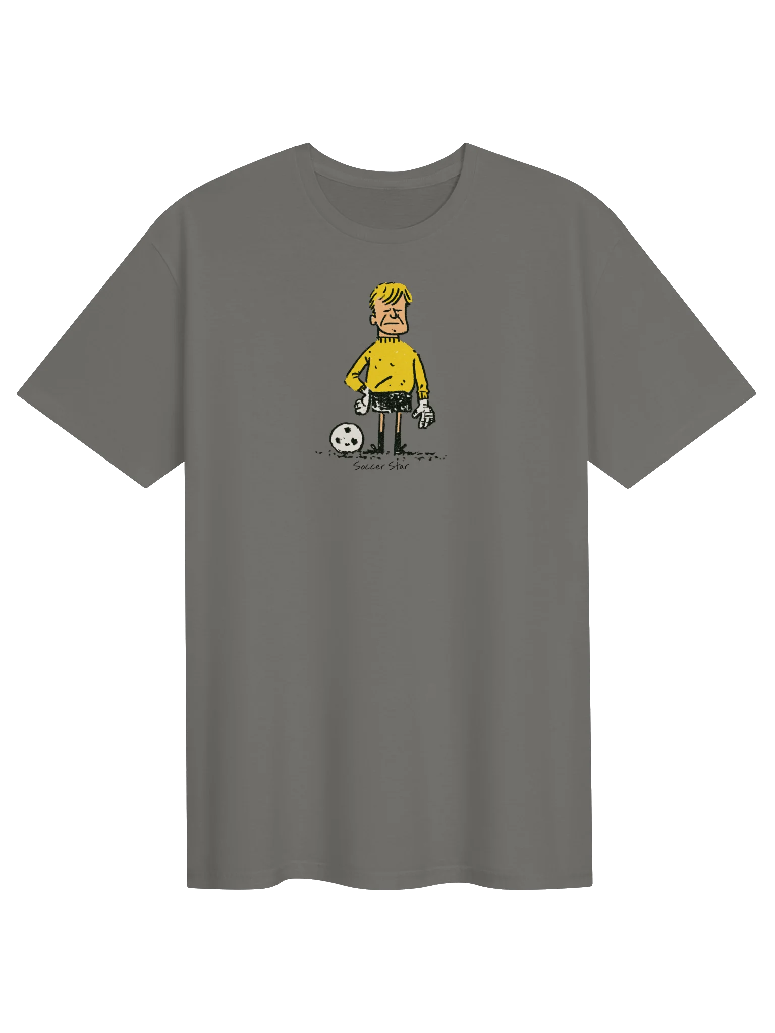 Soccer Star Cartoon Goalkeeper T-Shirt product image (1)