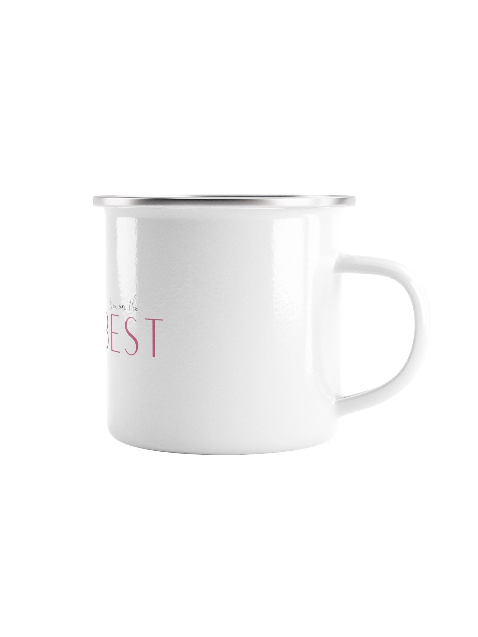 Love You, Mom Heart Enamel Mug product image (1)