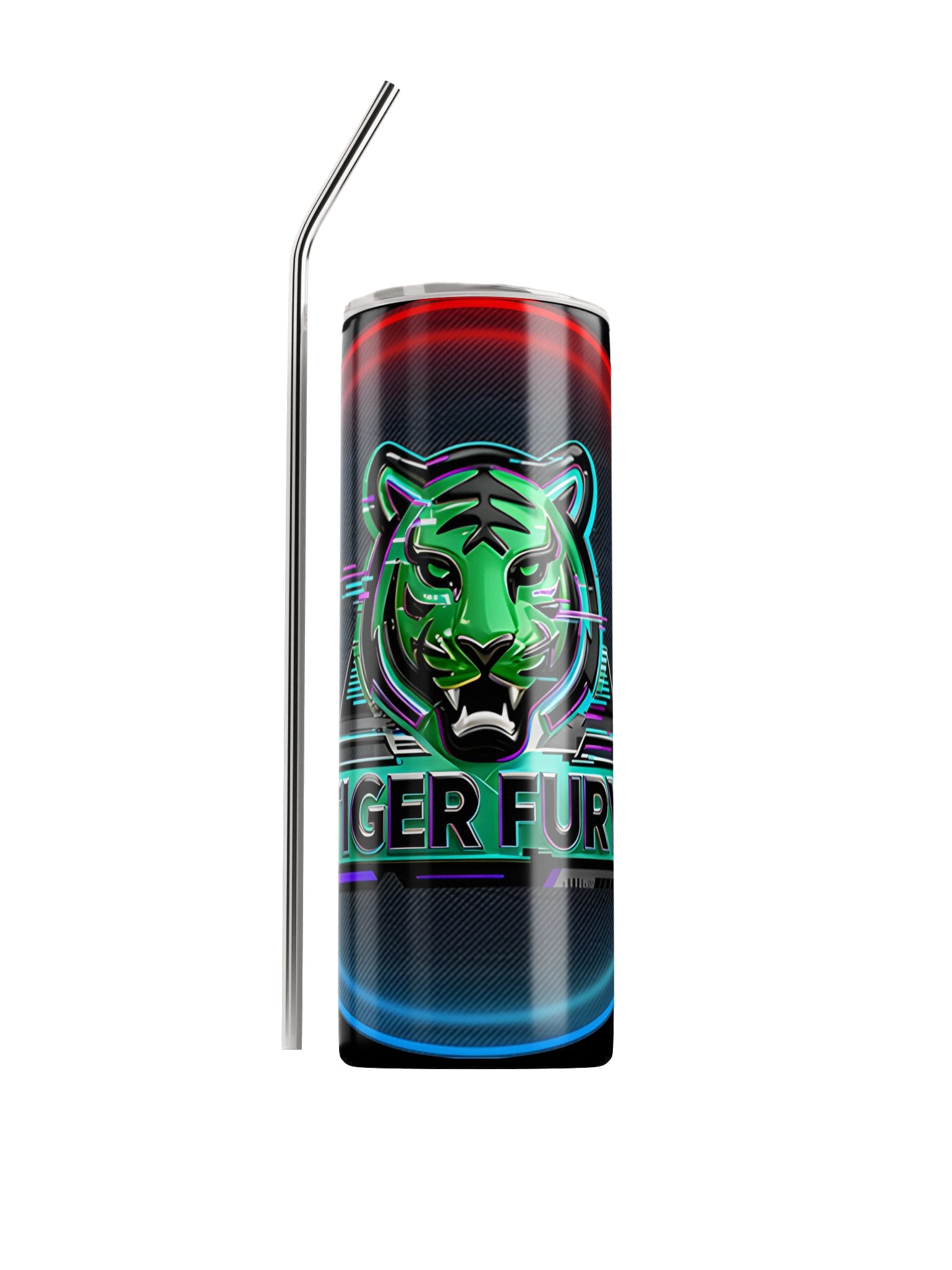 Tiger Fury Neon Tumbler product image (1)