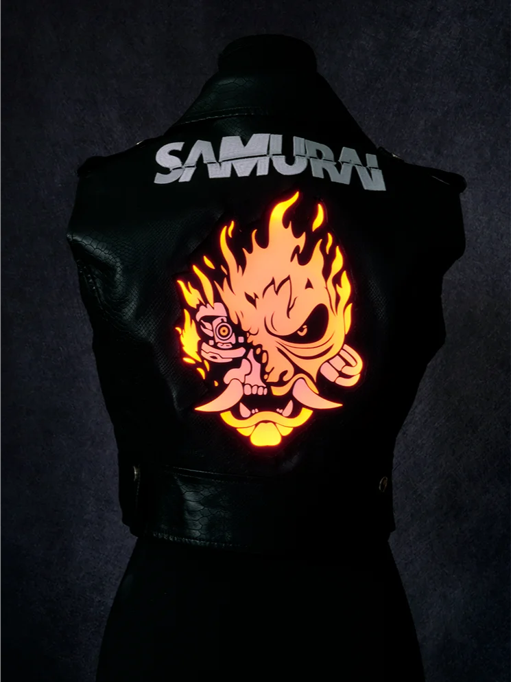 CP 2077 - Tiger Claws Luminous Rocker Vest [Prebuilt LED Jacket] product image (5)