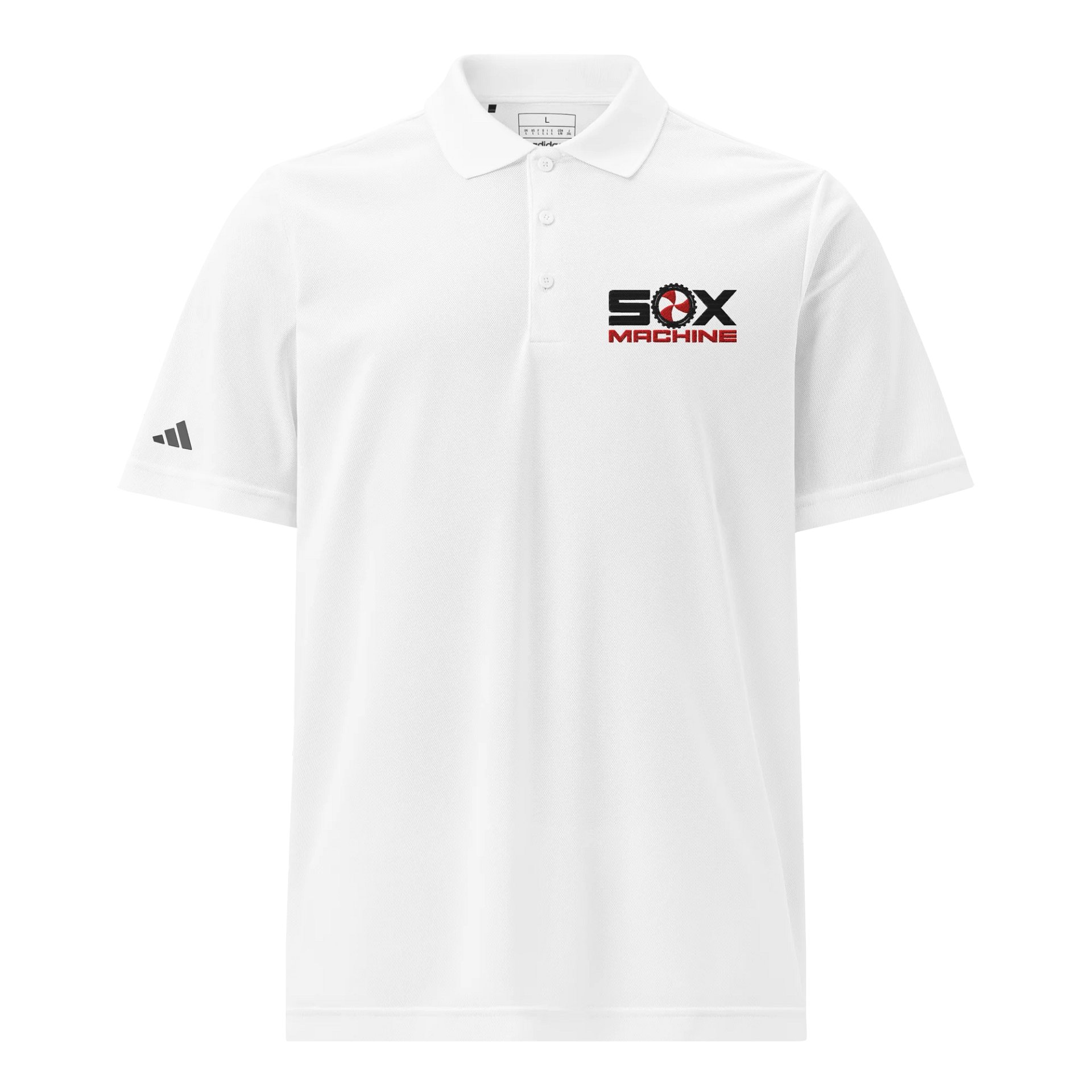 Adidas Sox Machine Sport Polo Shirt (White) product image (1)