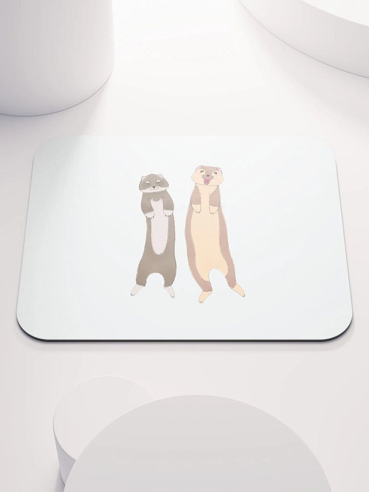 Cute Stoats Mouse Pad product image (1)