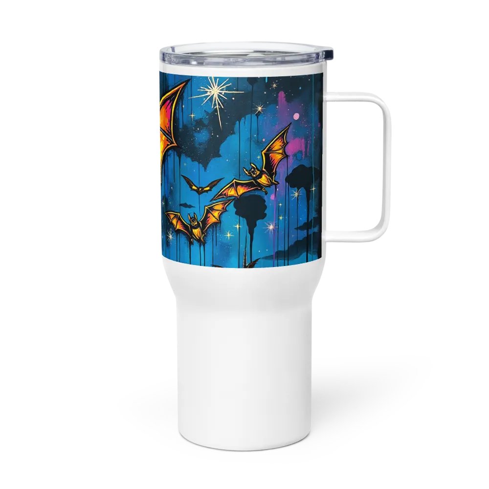 Starry Night Cityscape Travel Mug product image (4)