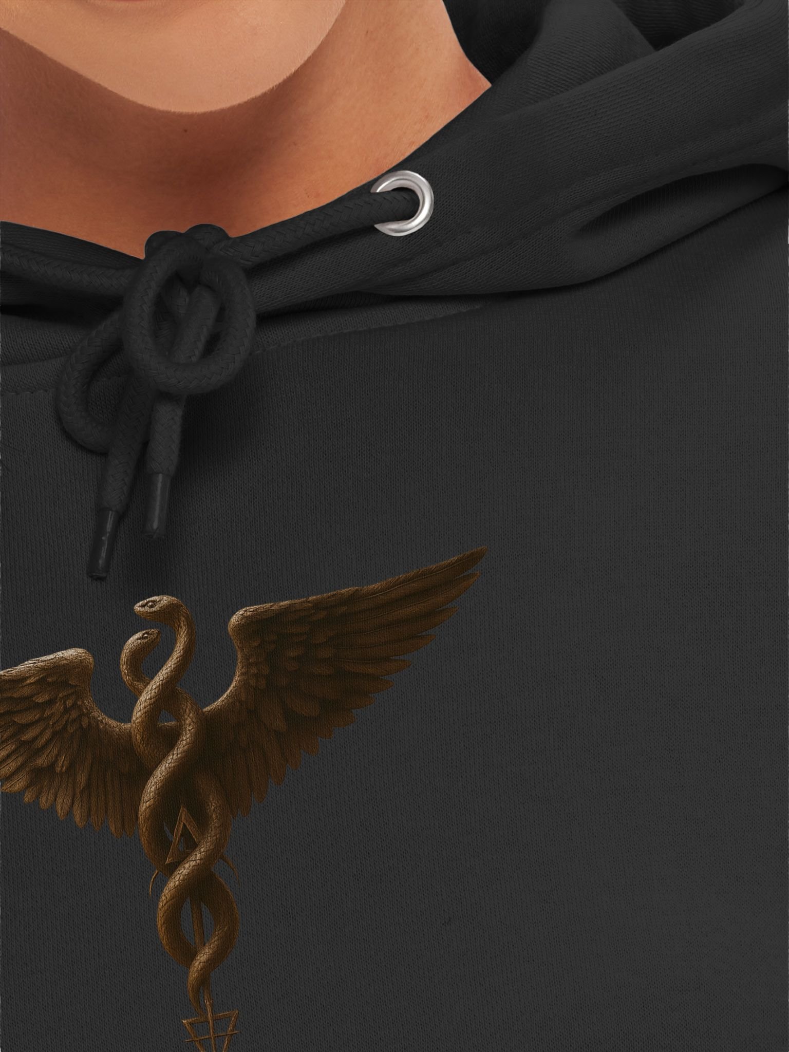 Serpent of Duality - Alchemical Rod of Asclepius, Hermetic Wisdom, Caduceus Occult Esoteric Knowledge hoodie sweatshirt product image (7)