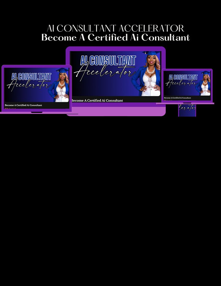 CERTIFIED AI CONSULTANT GLOBAL ACCREDITED COURSE-$75. product image (2)