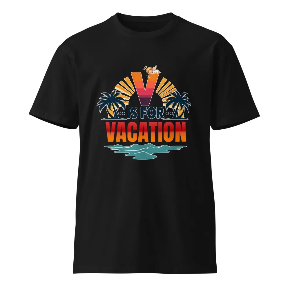 V is for Vacation Valentine Tee product image (1)