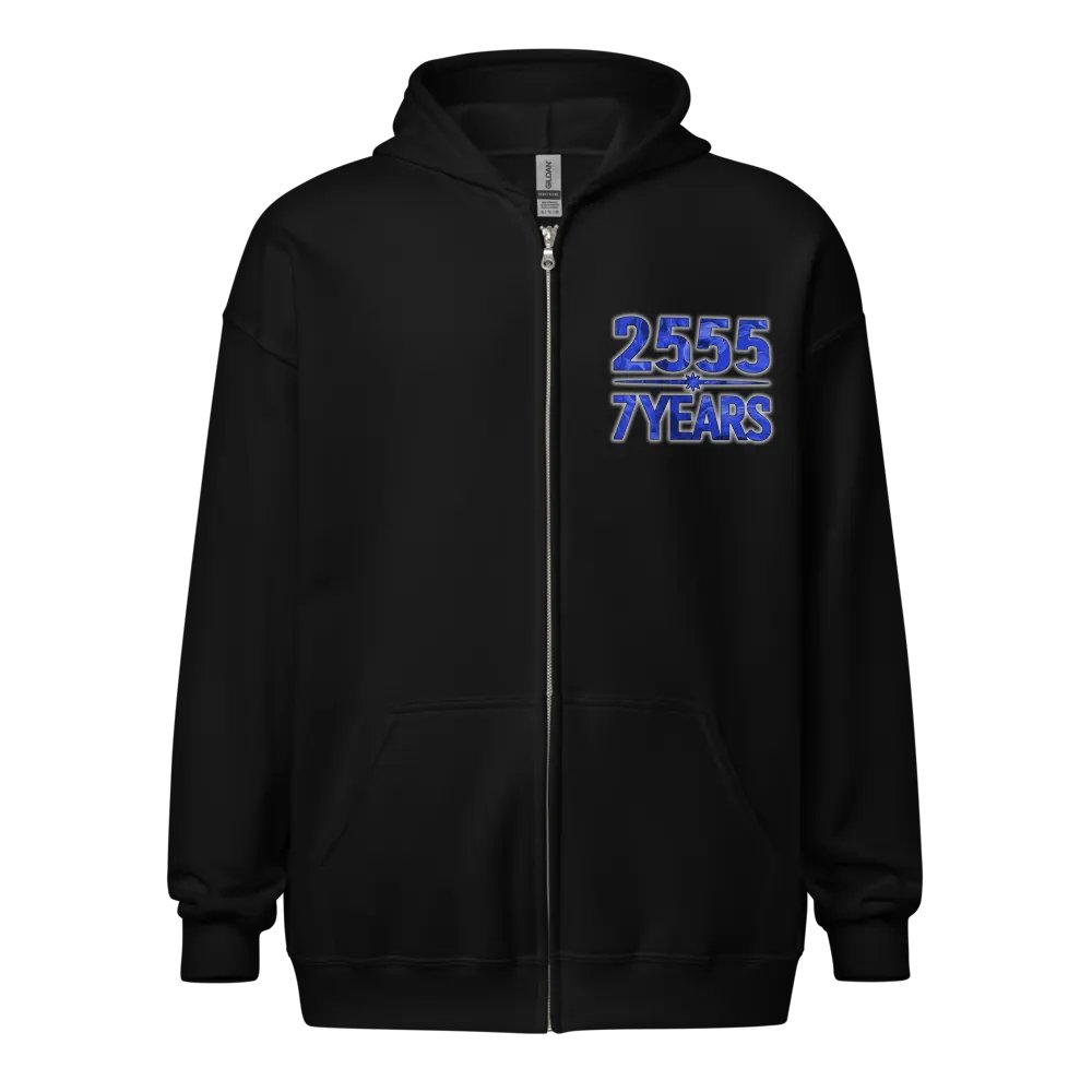 2555 | 7 Years Zip Up Hoodie product image (1)