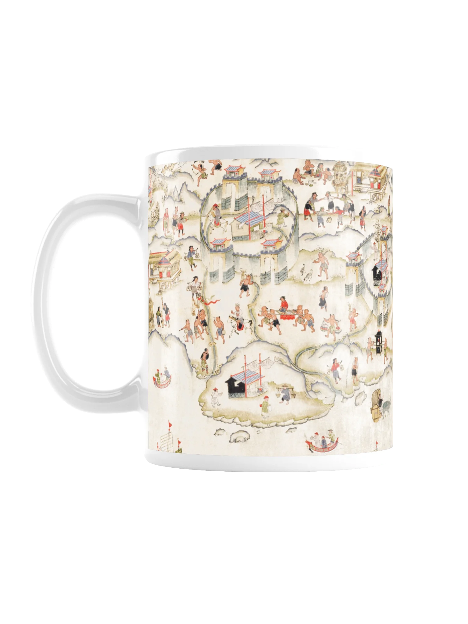 Ancient Cityscape Glossy Mug product image (1)
