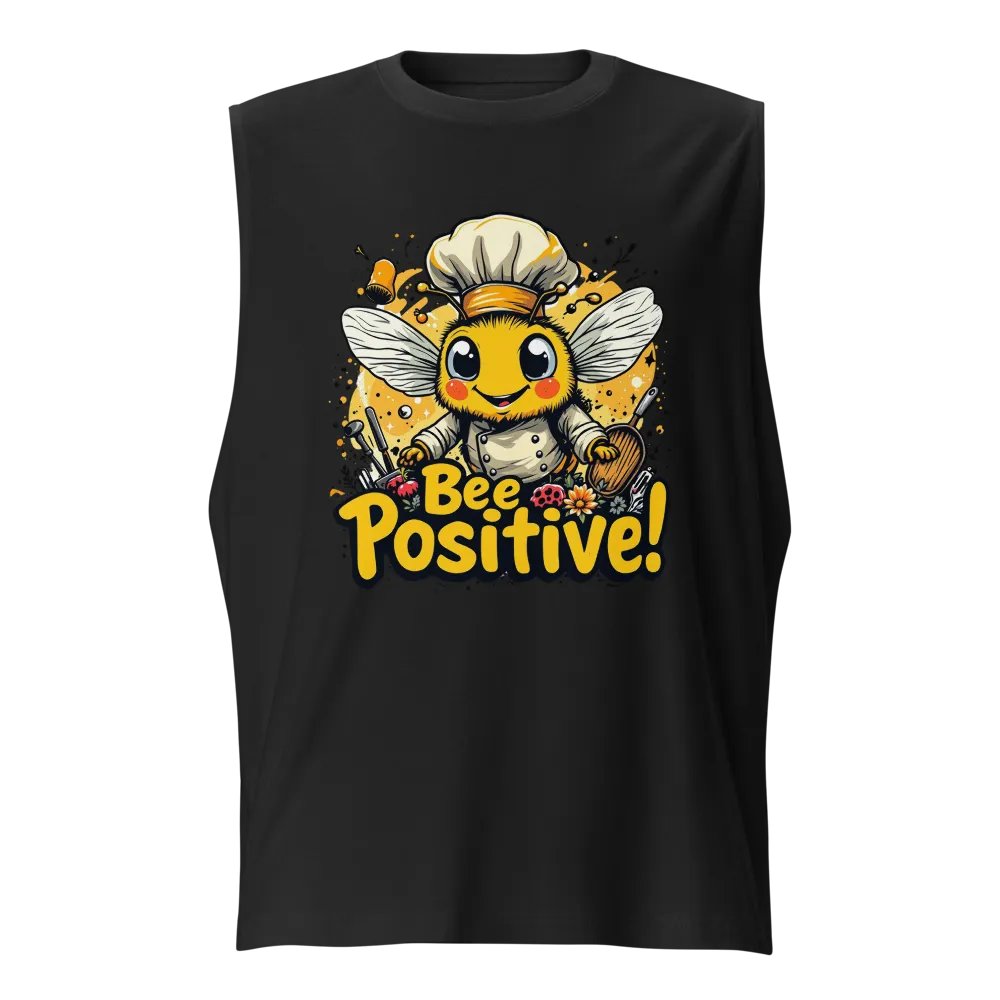 Bee Positive! Chef Bee Muscle Tank product image (1)