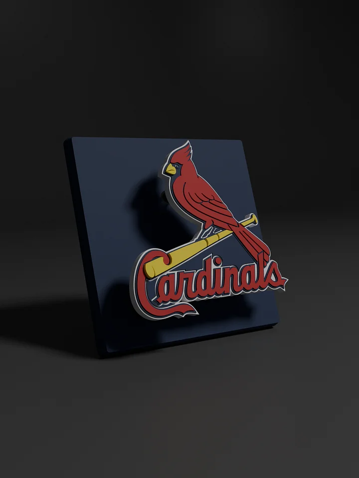 St. Louis Cardinals 3D Printed Floating Logo Sign (Digital File Only) product image (1)