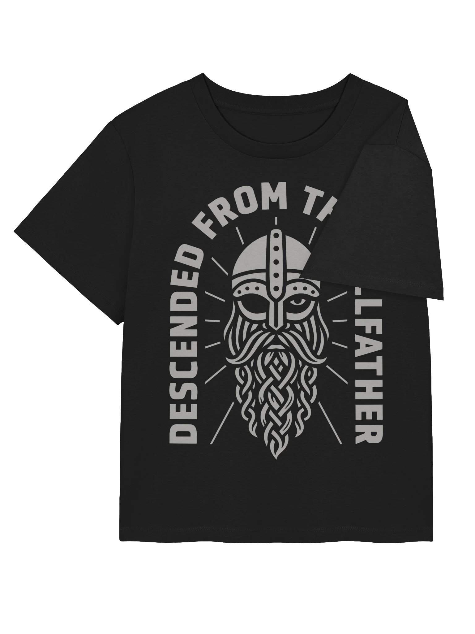 Descended from the Allfather Women's Organic Ribbed Neck T-Shirt product image (5)