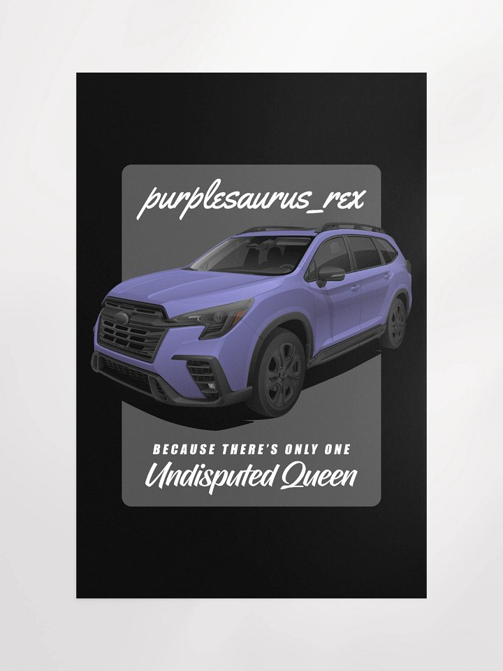 Poster - purplesaurus_rex product image (1)