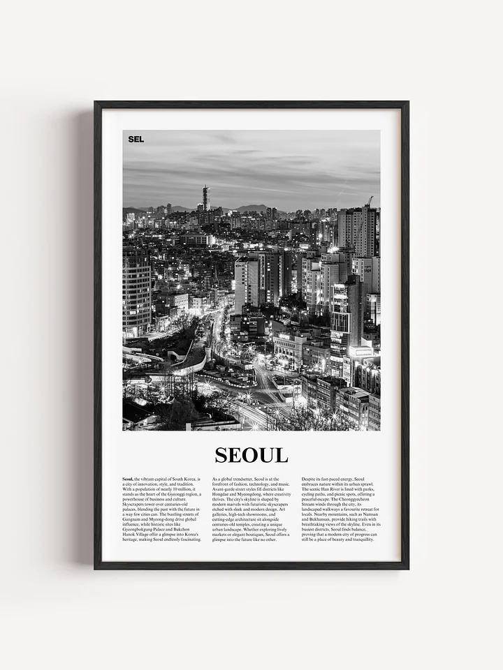 Seoul 02 Newspaper Poster product image (1)