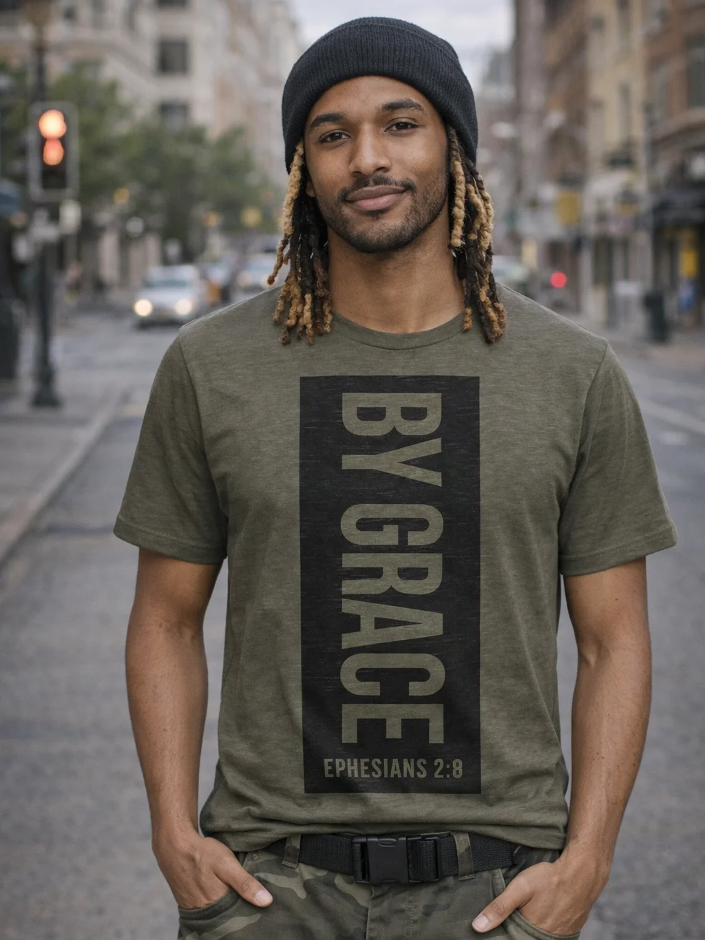 Ephesians 2:8 By Grace Tee product image (1)