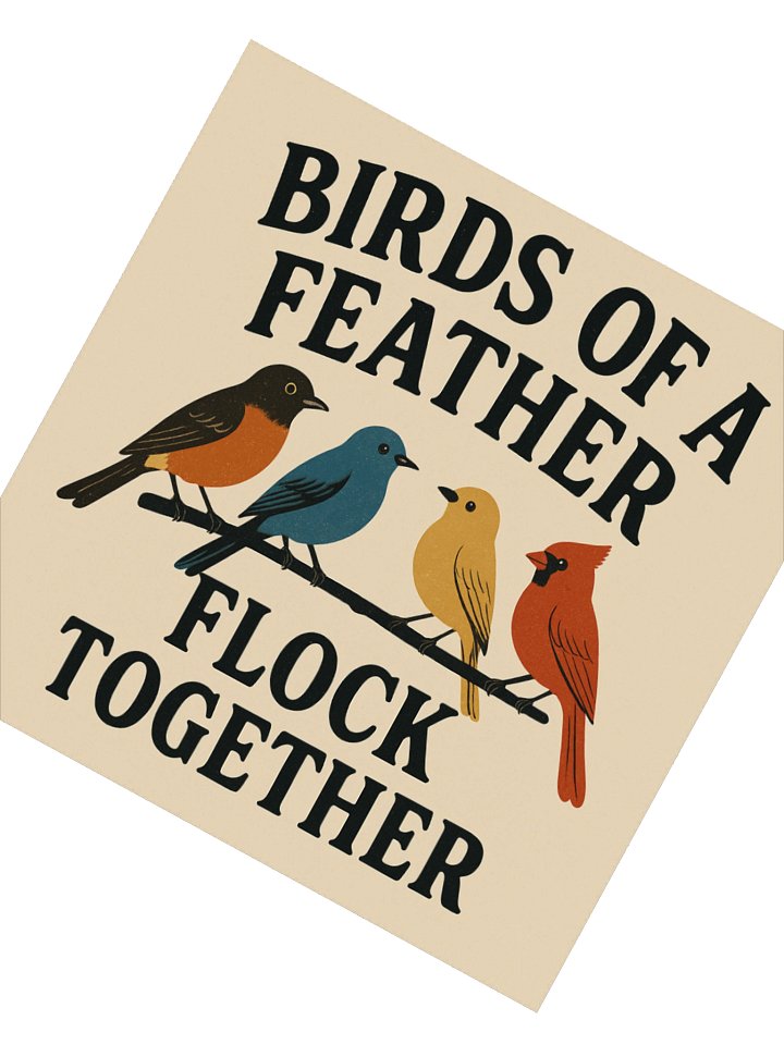 Birds of A Feather Sticker product image (3)