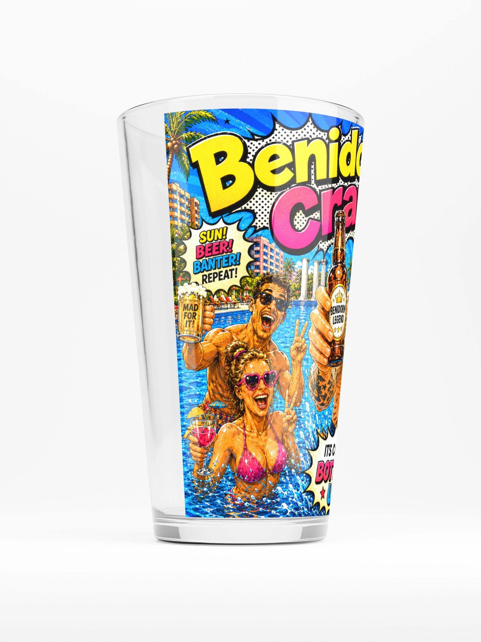 Benidorm Crazy E Pint Glass Its Cooking product image (2)