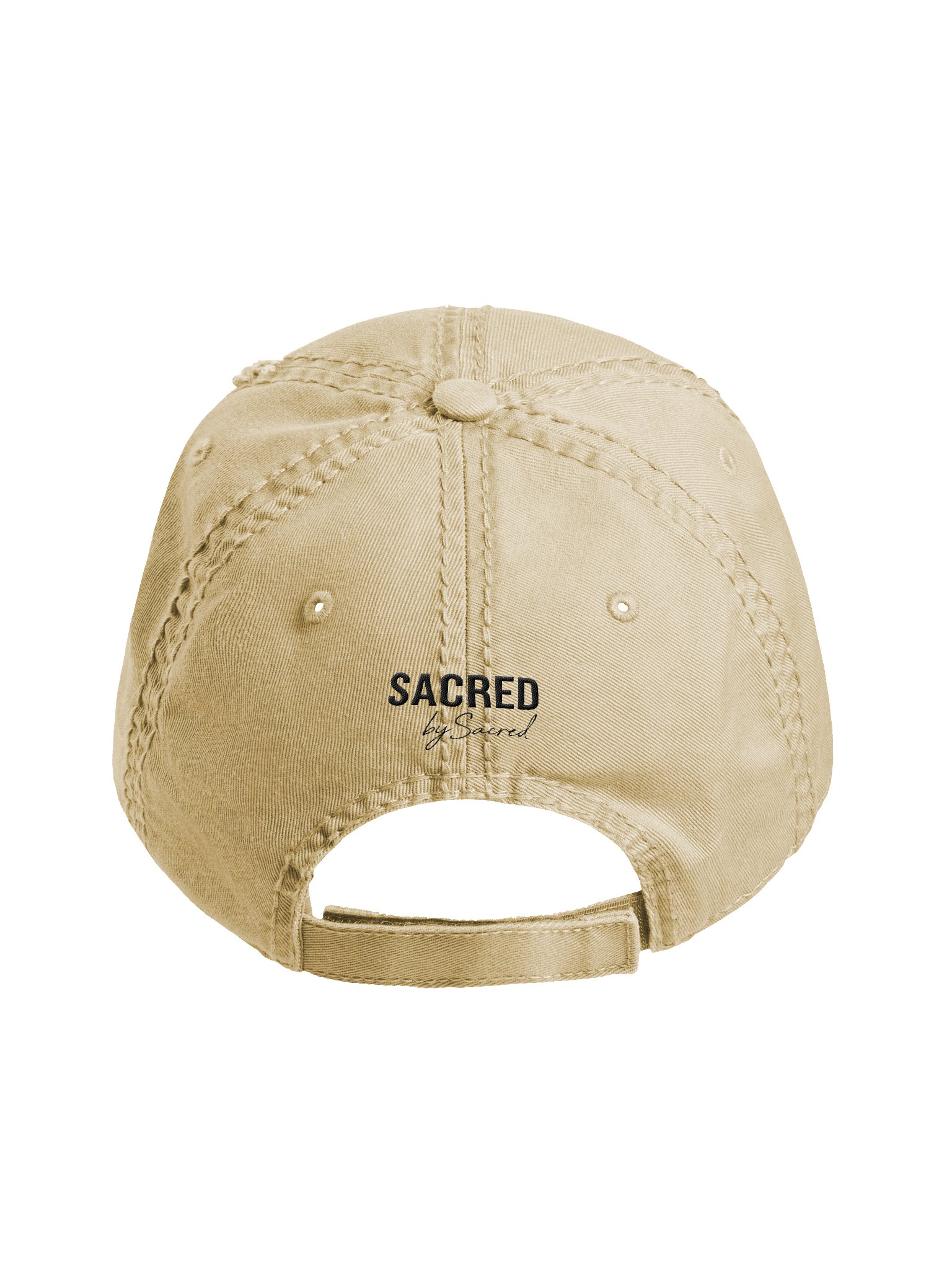 God Is Sacred - Distressed Dad Hat (Light) product image (4)