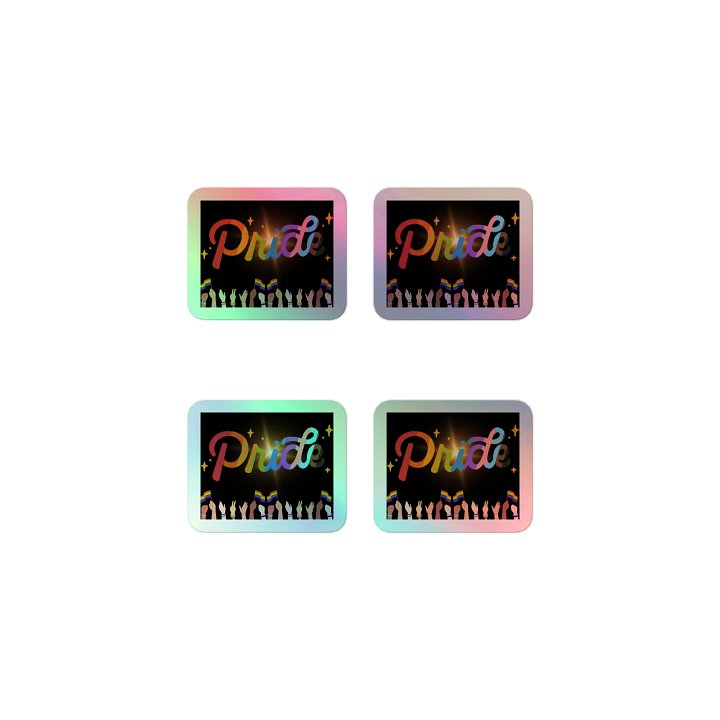 LGBTQIAP2S+ 2025, Pride Glow, Holo Sticker Pack product image (1)