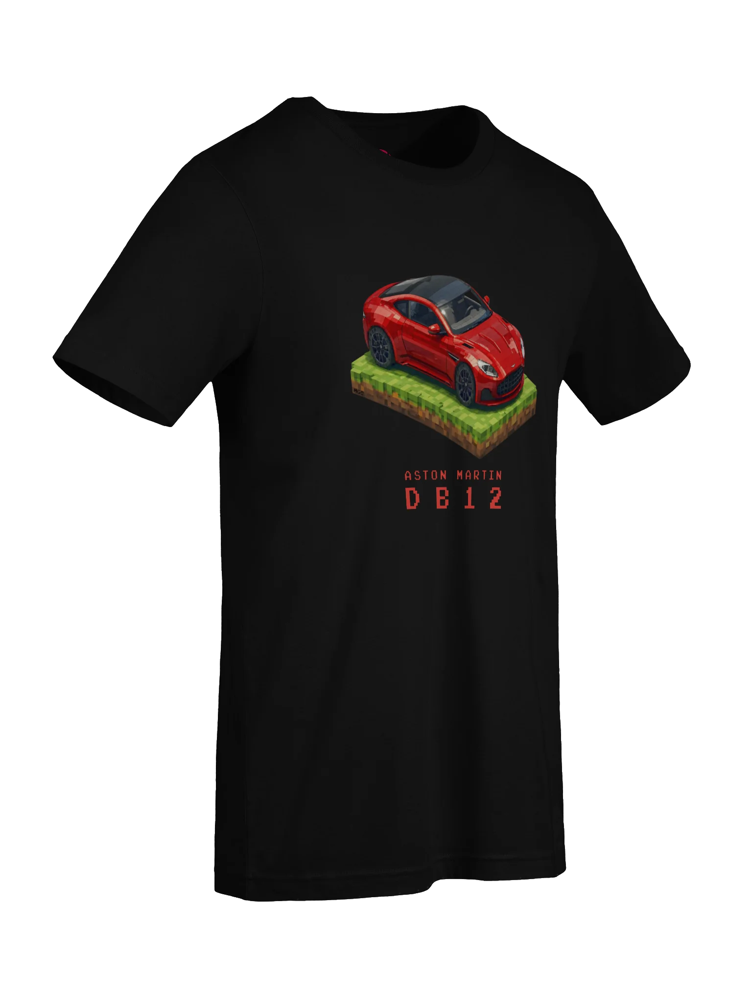 Orange Aston Martin DB12 Shirt (Pixel, Retro, Minecraft) product image (77)