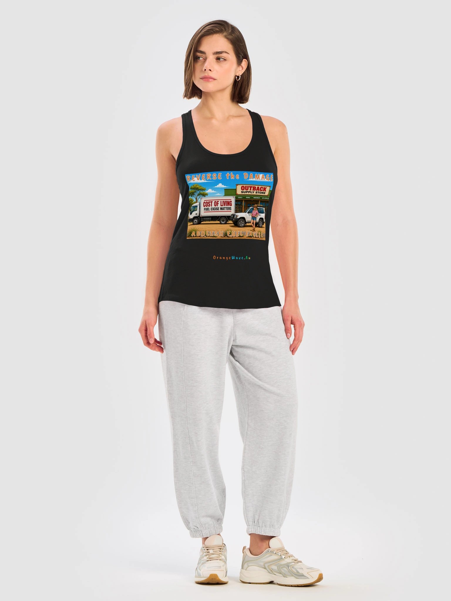Reverse the Damage Abolish Fuel Excise Racerback Tank product image (24)
