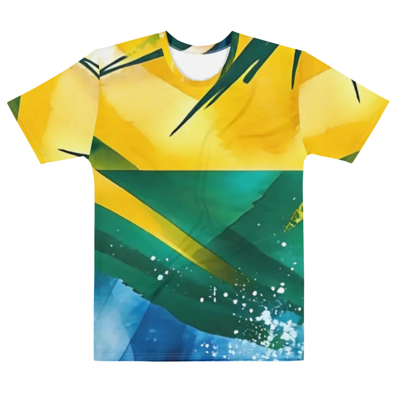 St. Vincent and the Grenadines - SVG Vintage Sport Diplomat Print | Men’s Cotton Crew Neck T-Shirt product image (5)