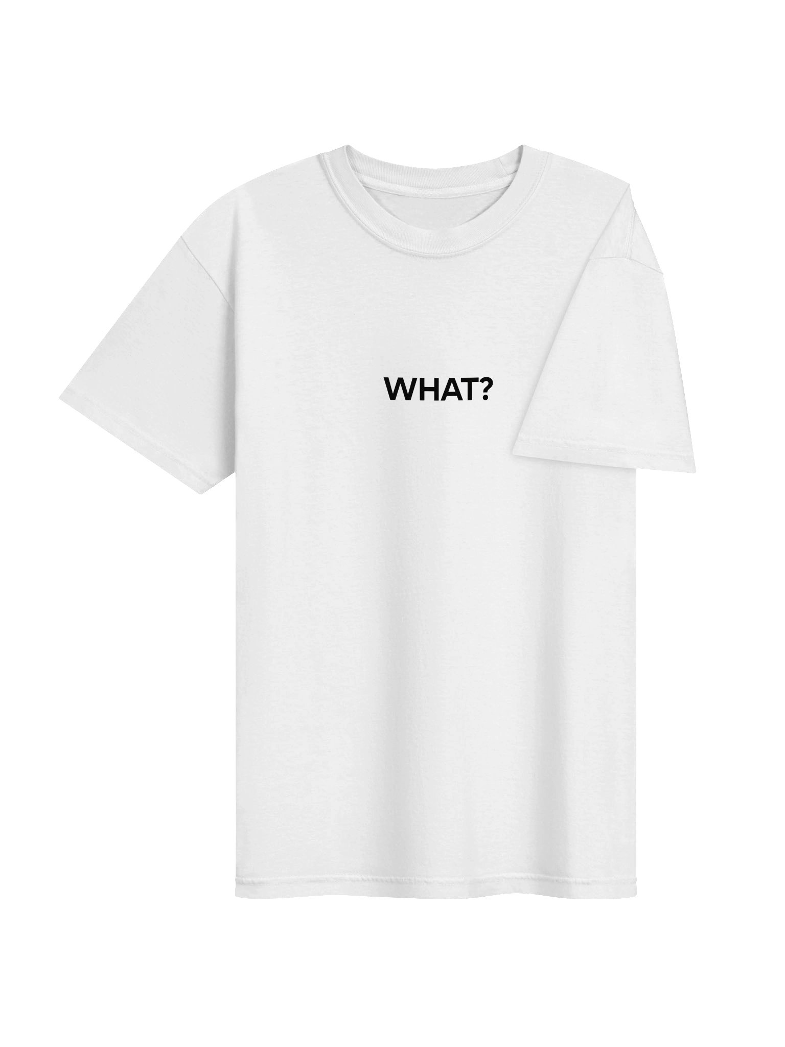WHAT? Graphic Heavyweight Tee - WHITE product image (4)