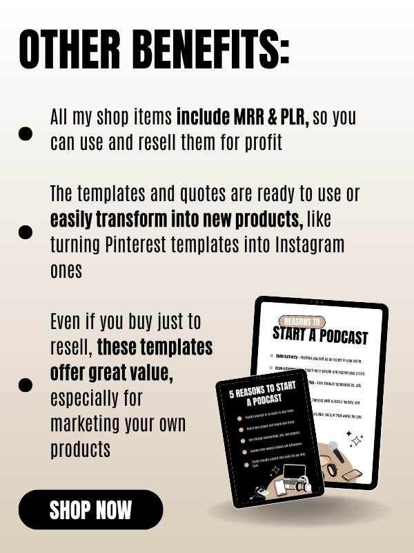 MRR/PLR Pinterest Templates for Bloggers product image (7)
