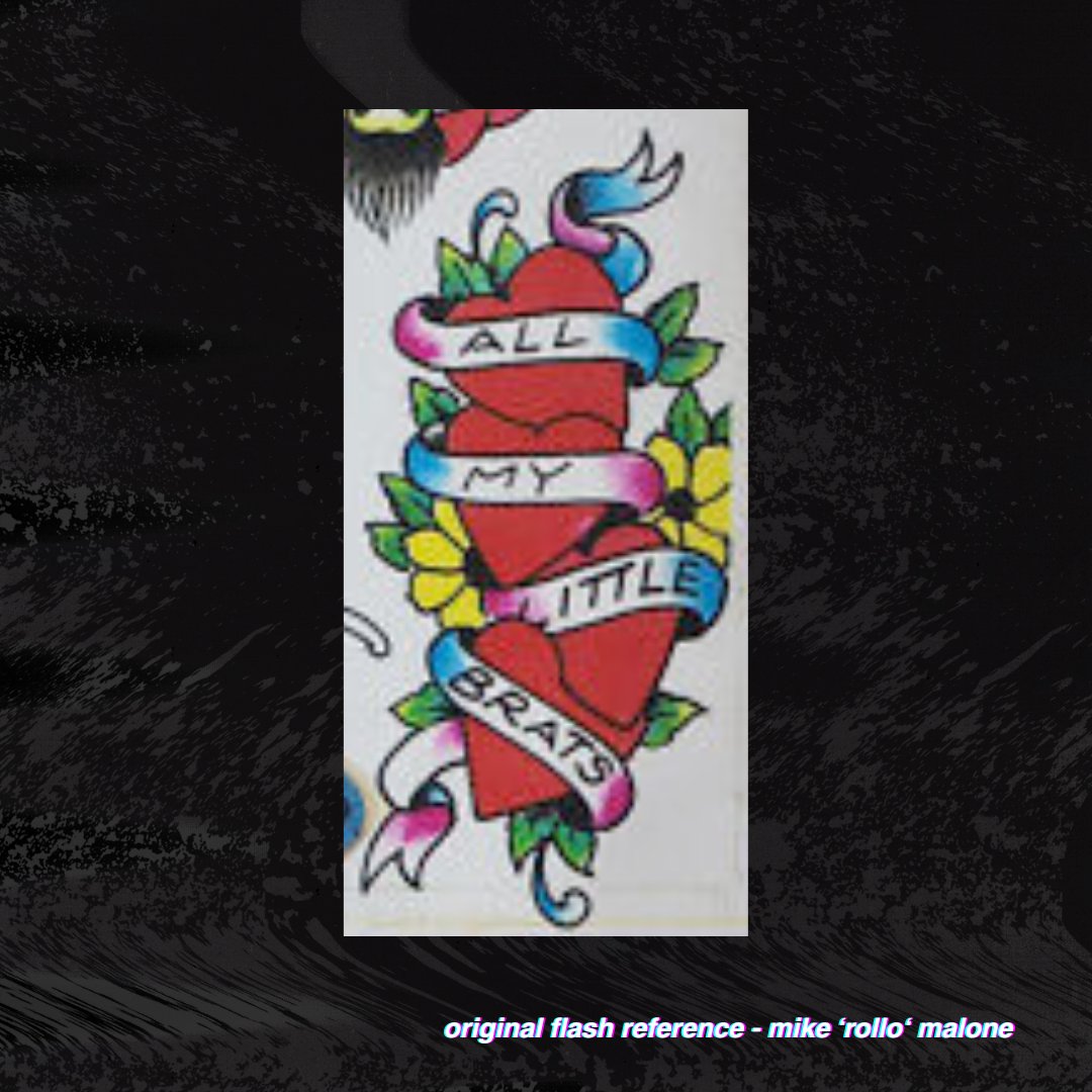 Mike 'Rollo' Malone All My Little Brats Stacked Hearts Pattern product image (2)
