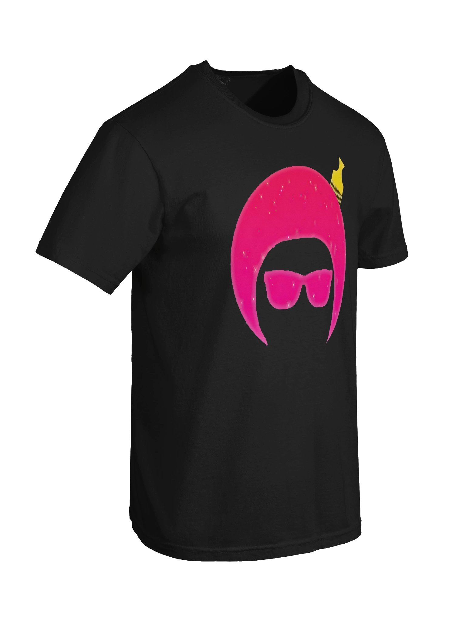 Pink Red Sparkle Black | Classic MystFro Graphic Tee product image (6)