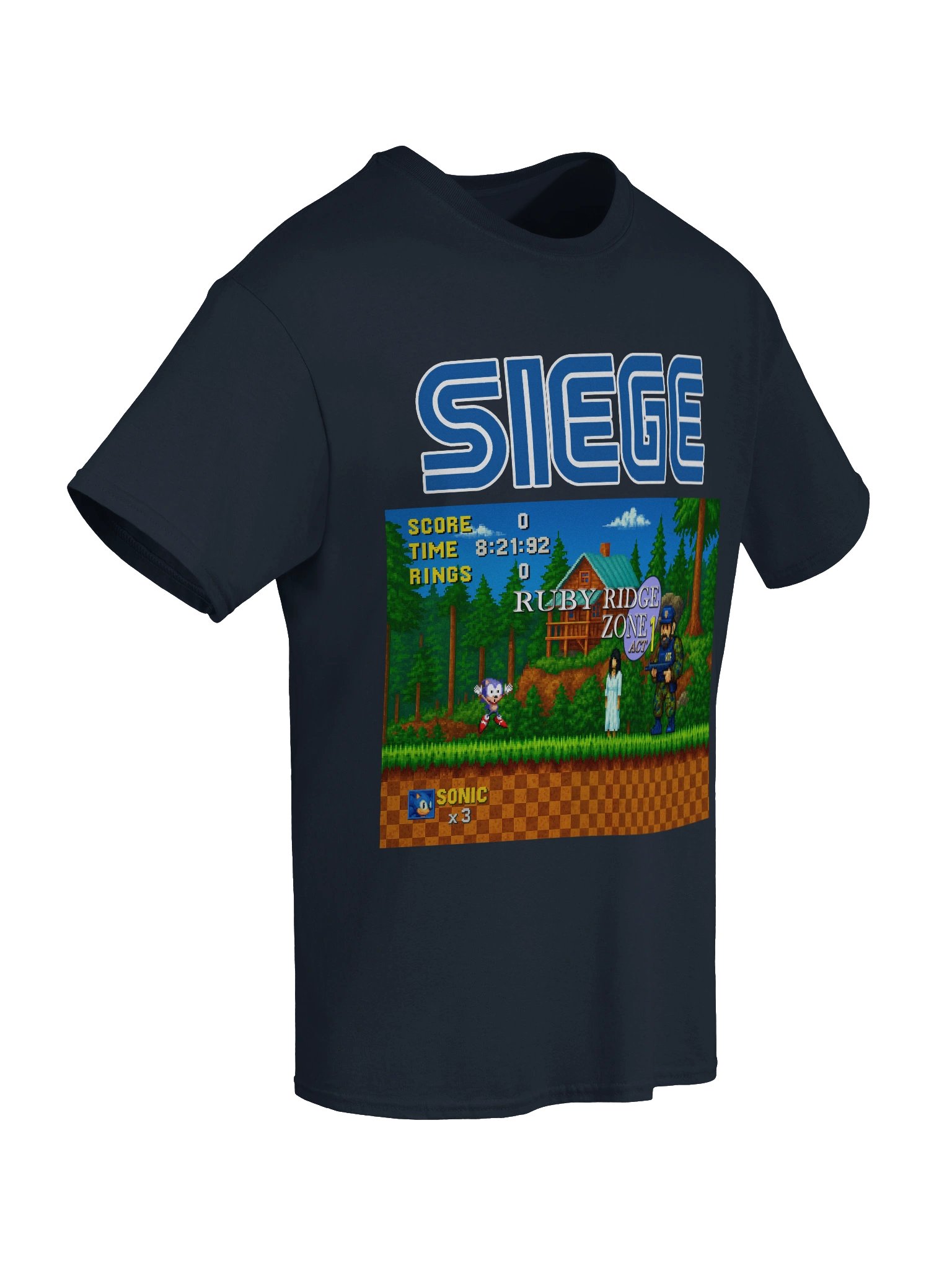 Sanic Ruby Ridge Siege Tee product image (24)