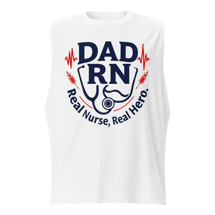 Real Nurse, Real Hero Muscle Tank product image (1)