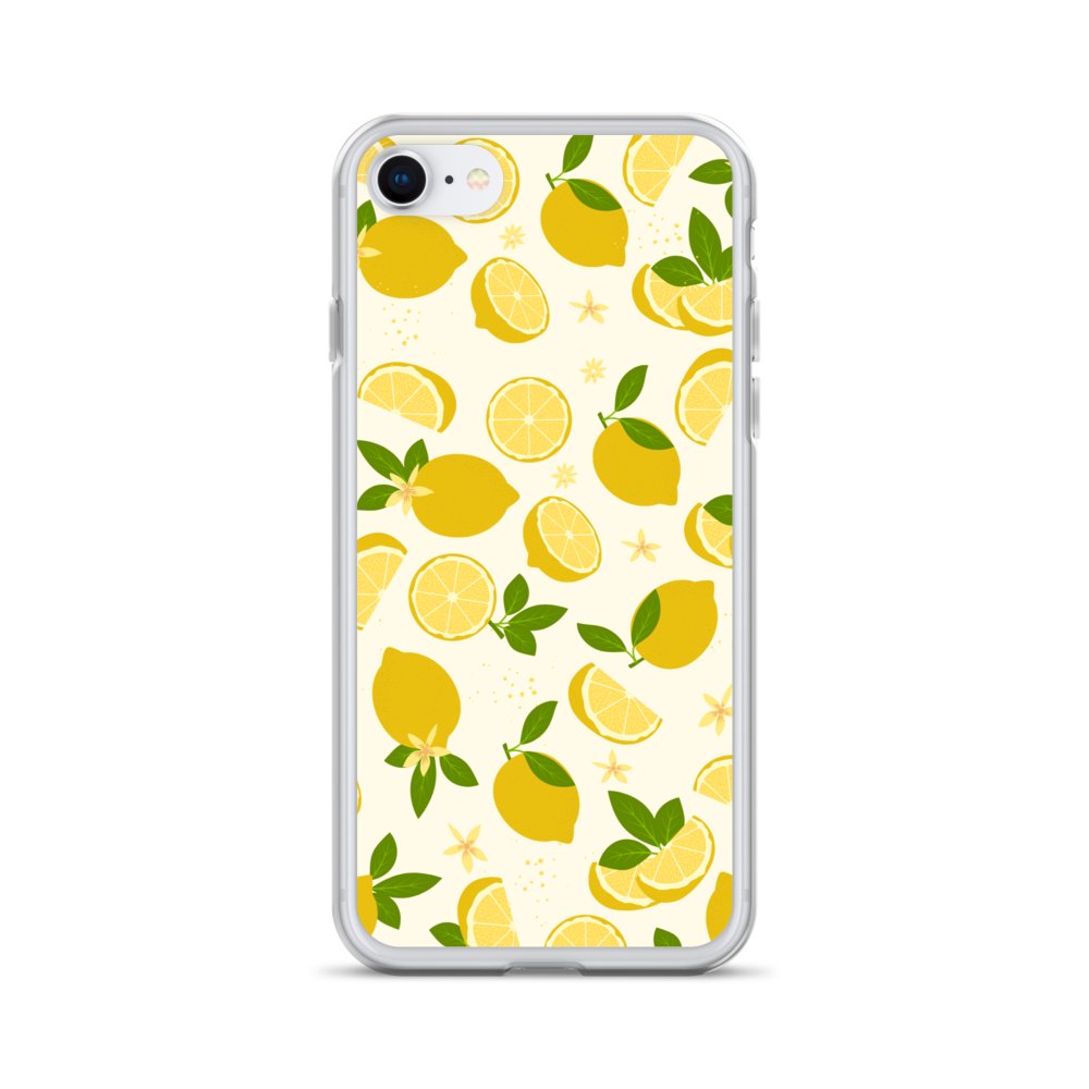 Lemon Tile Clear Case for iPhone product image (28)