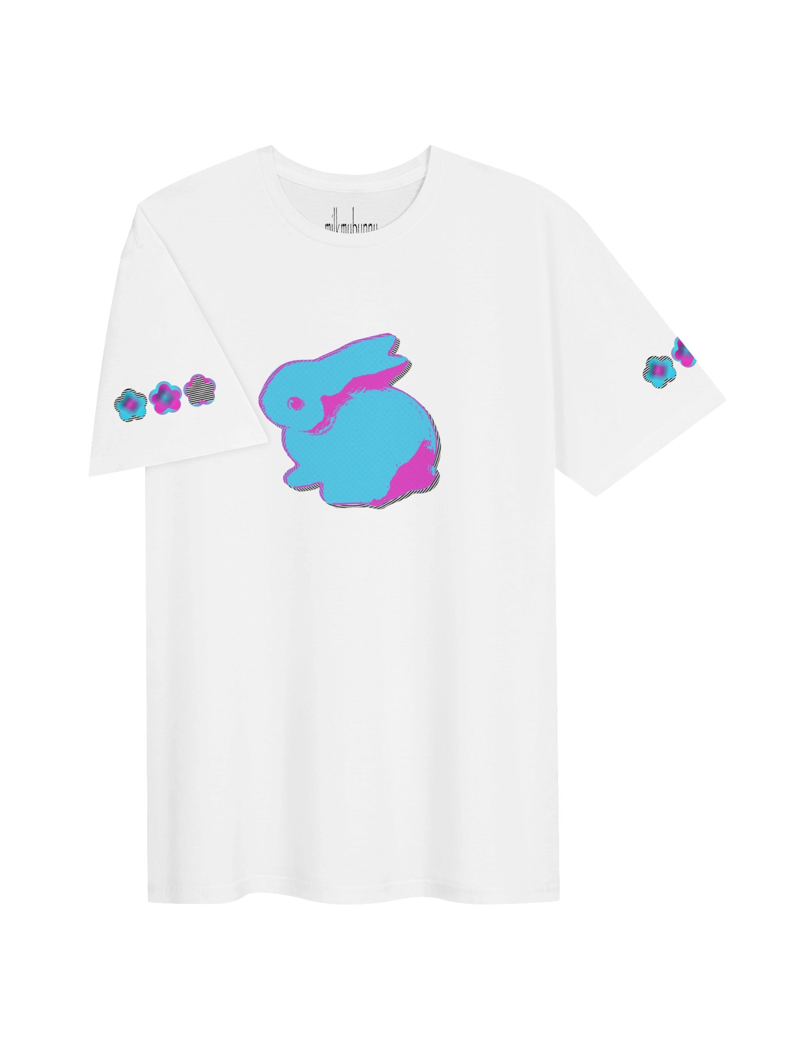 bunny trippy flower tee product image (3)