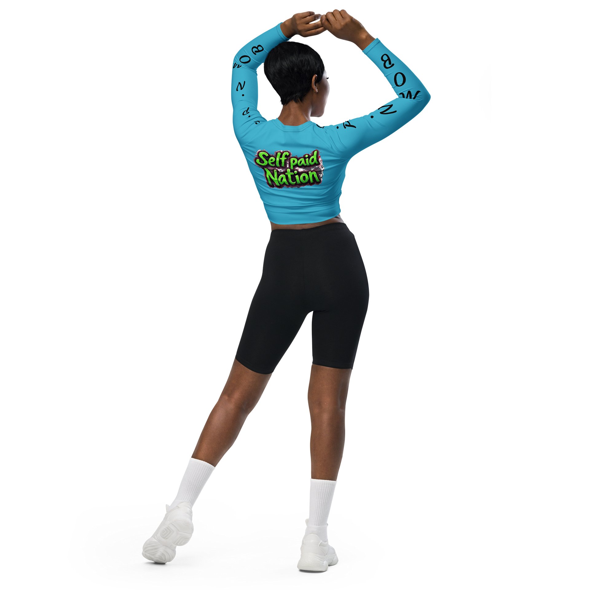 What's the Word Long Sleeve Crop Top product image (5)