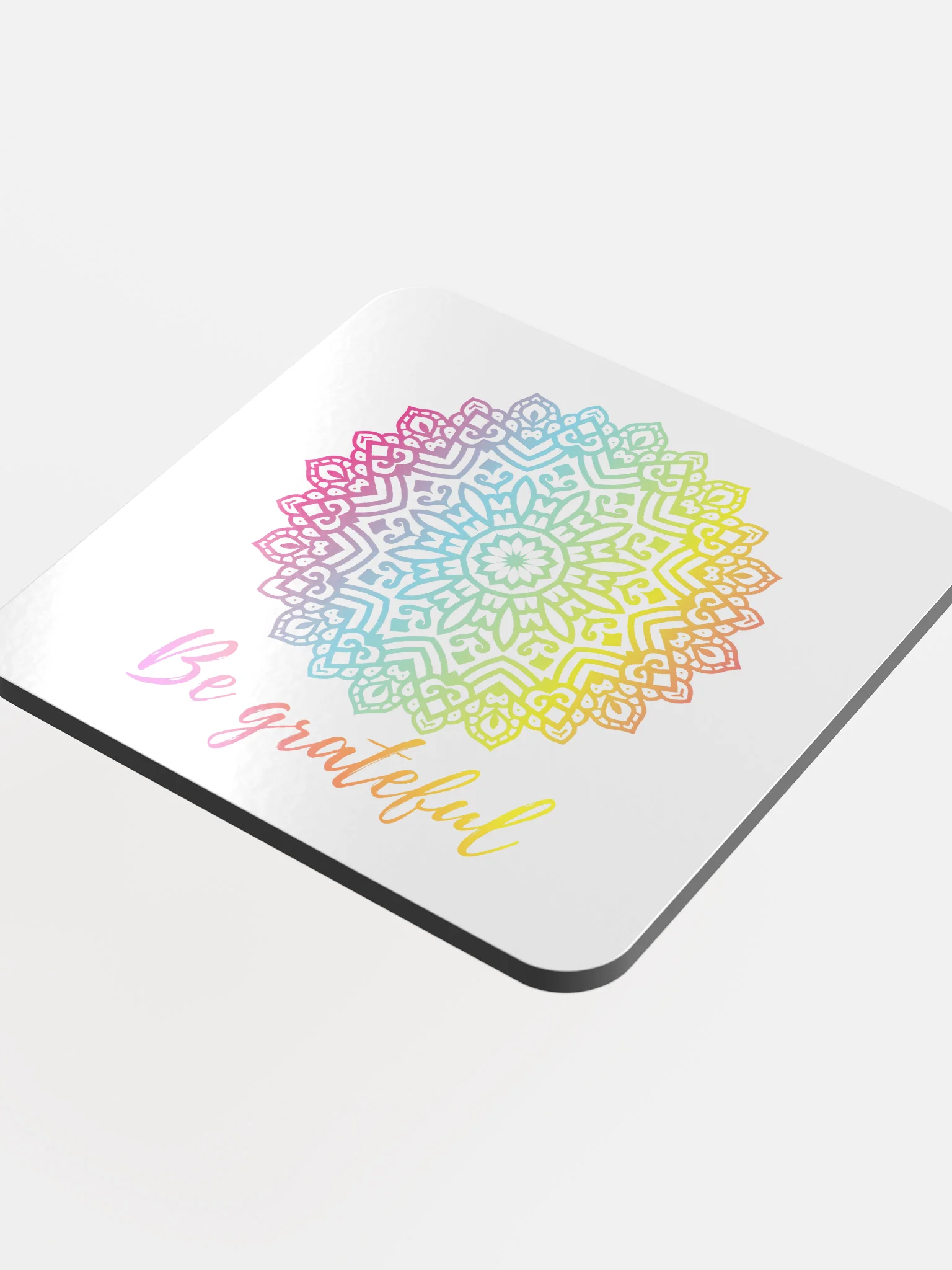 ''Be grateful'' mandala coaster product image (4)