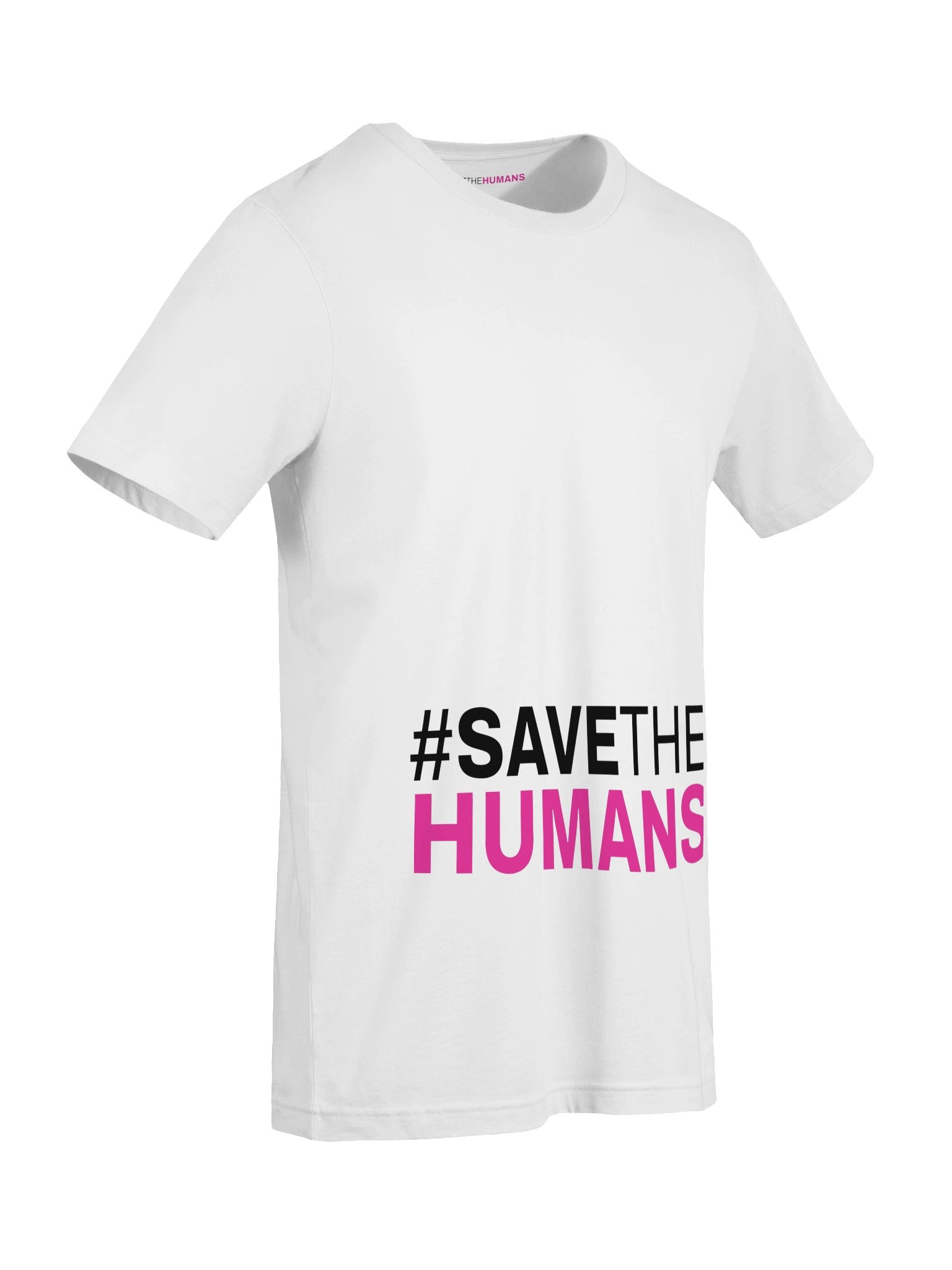 White T - Min Save The Humans product image (4)