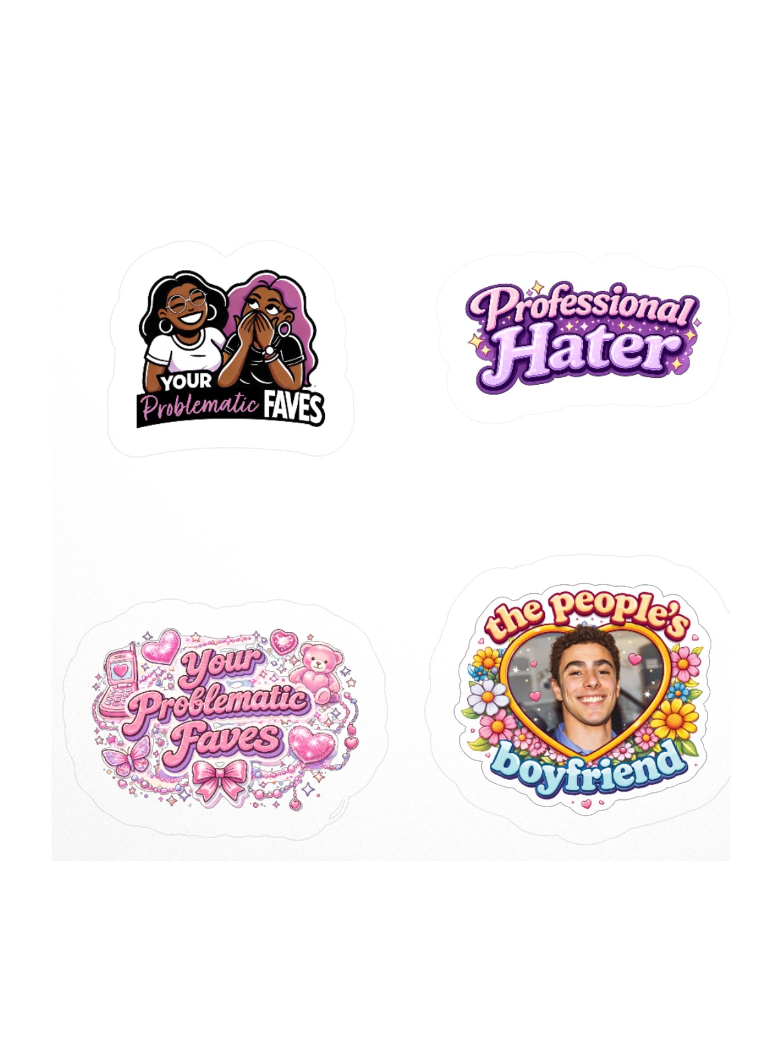 Your Problematic Stickers - Set of 4 product image (1)