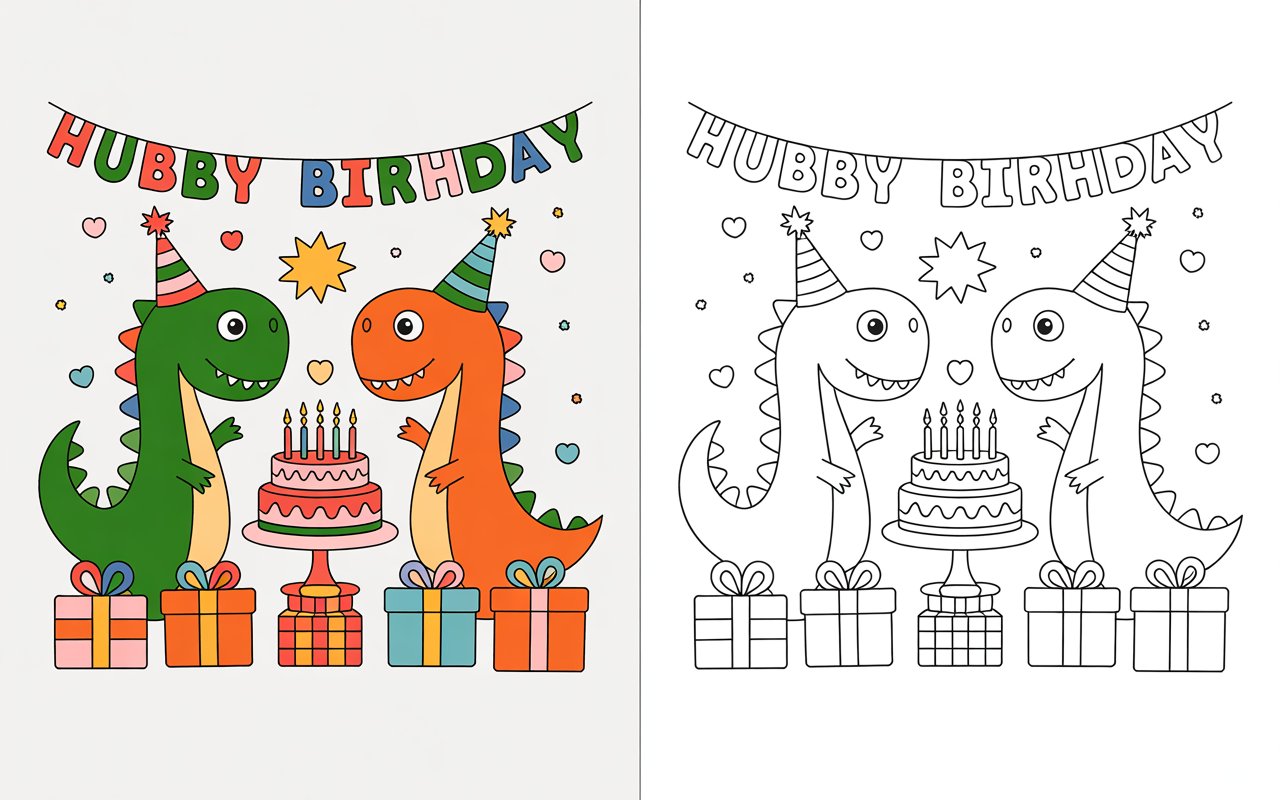 Birthday Coloring Book – A Fun Celebration in Every Page! product image (5)