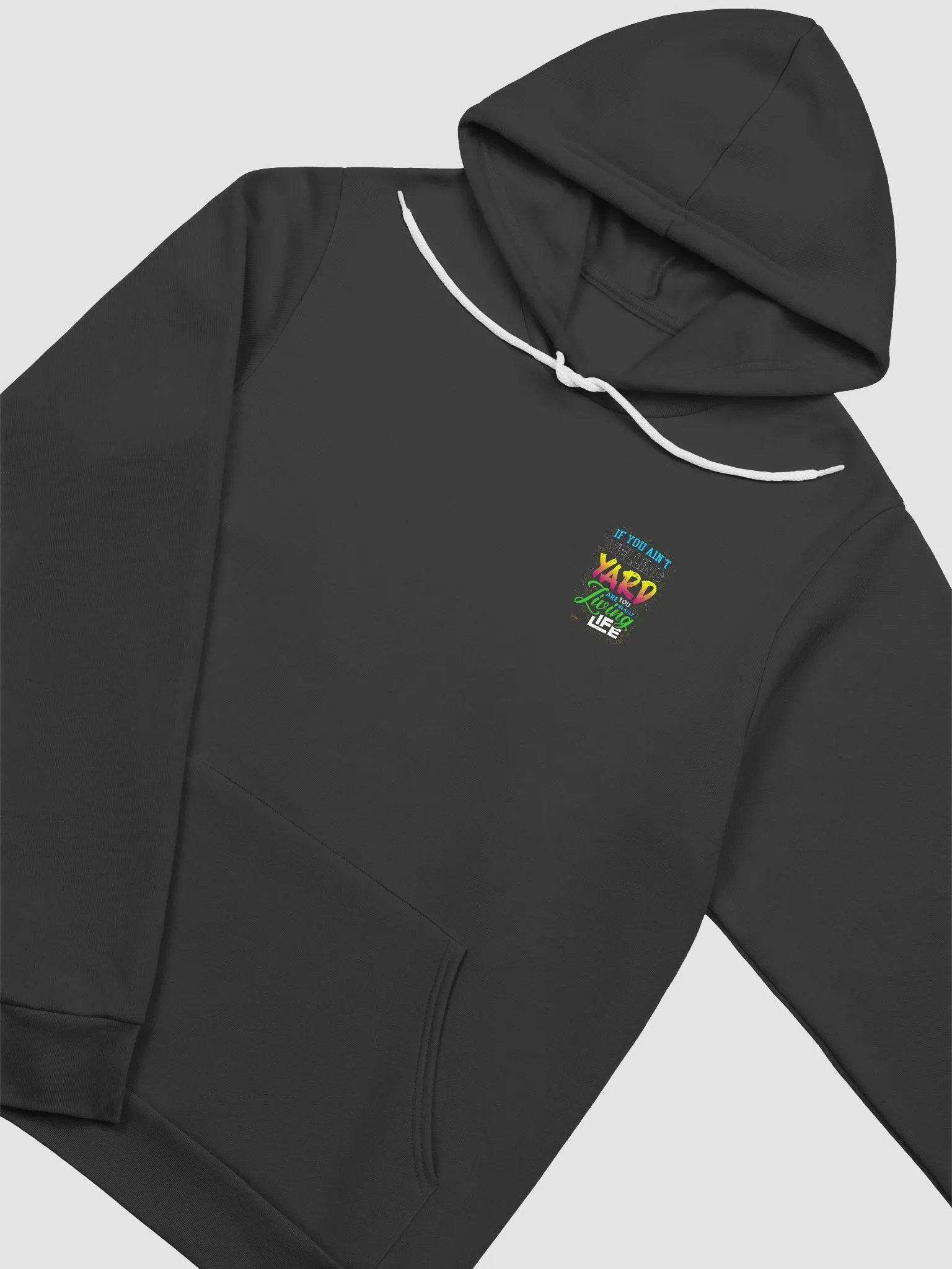 Just Yell Yard Hoodie (White Strings) product image (4)