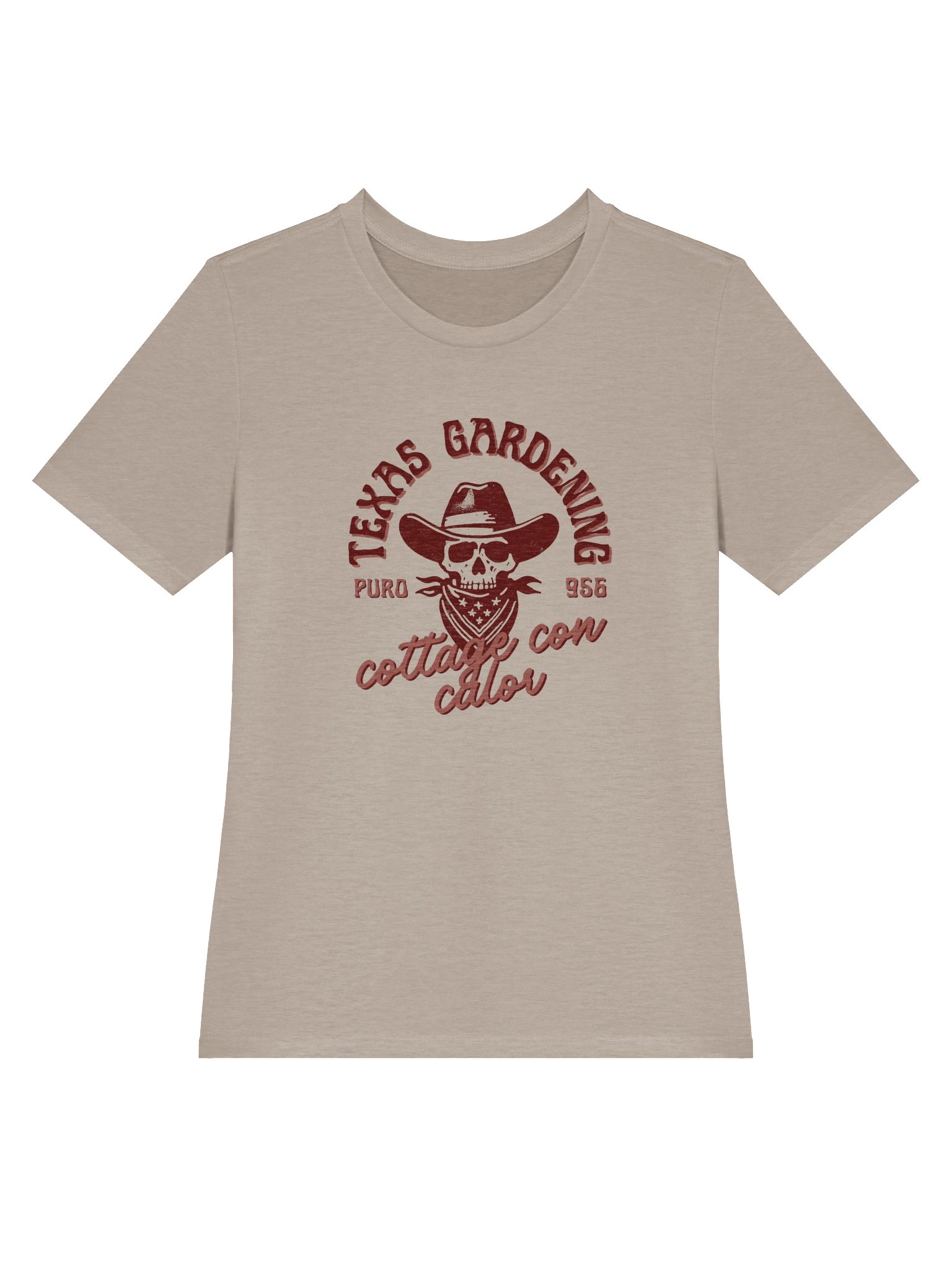 Cowboy Cottage Women's Tee - Stone Brown product image (3)
