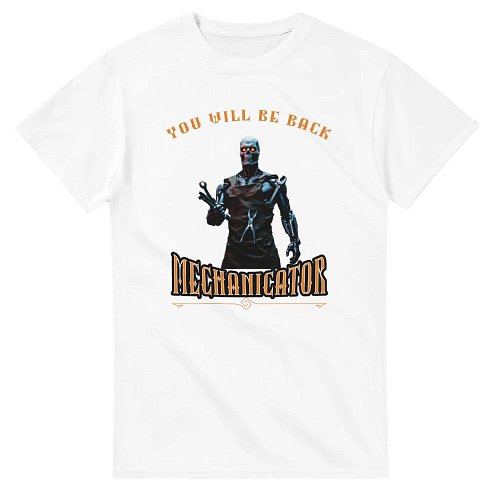 Check this out!!!!

 Funny Mechanic Terminator  cotton T-shirt Gift for dad, partner, grandad https://www.jandivision.co.uk/p...