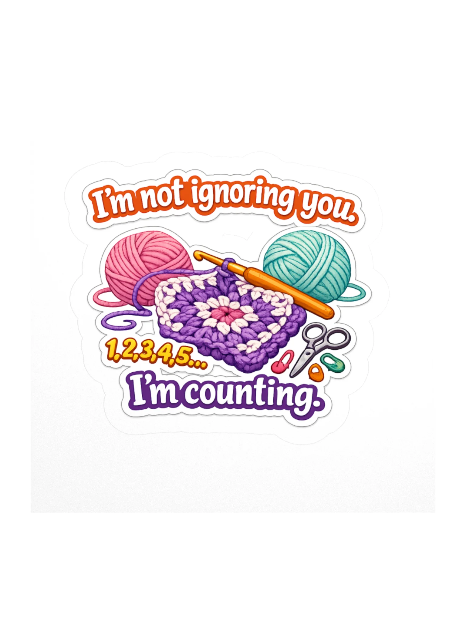Crochet Counters Sticker product image (1)