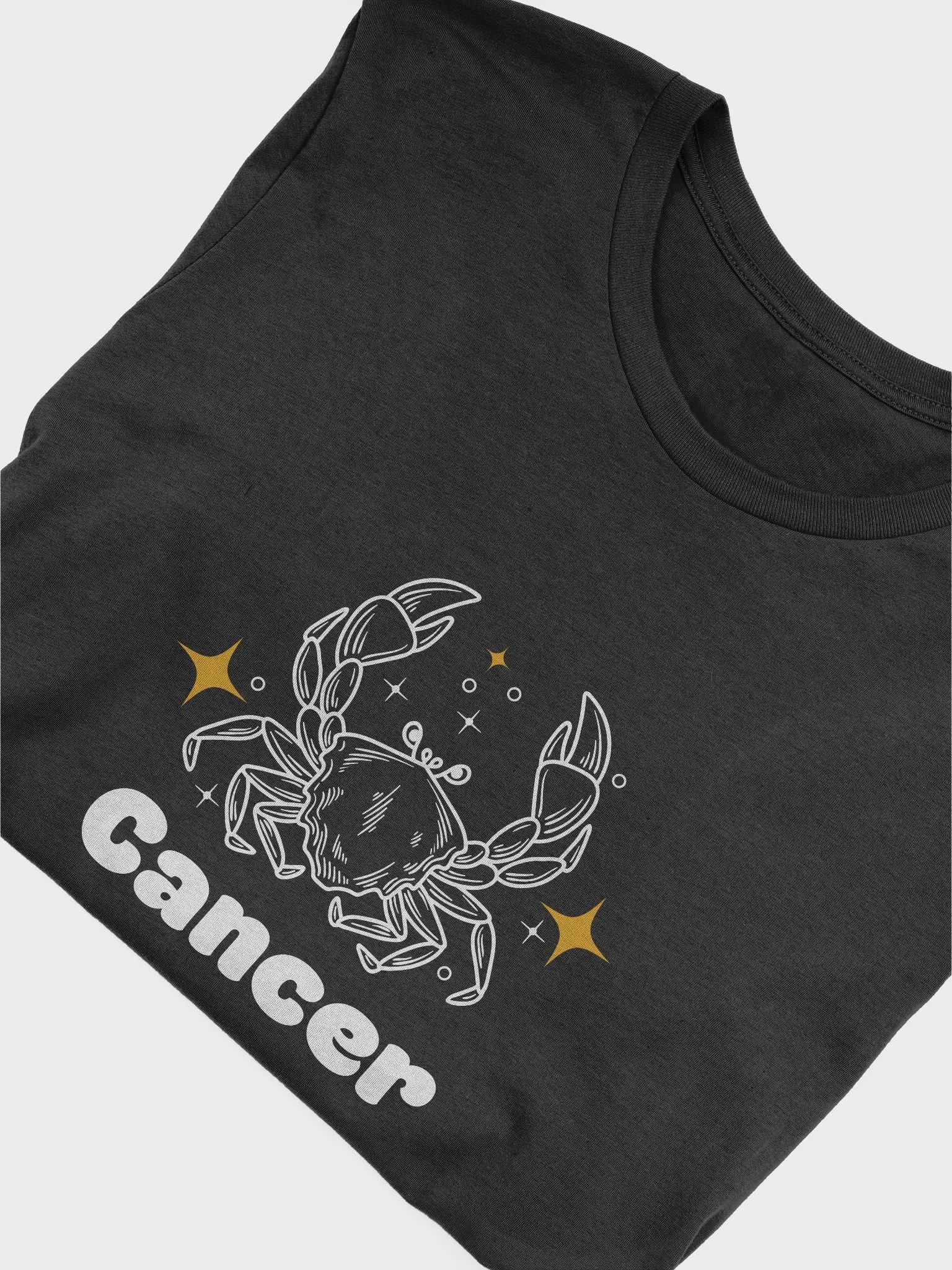 Cancer Crab T-shirt - White Writing product image (3)