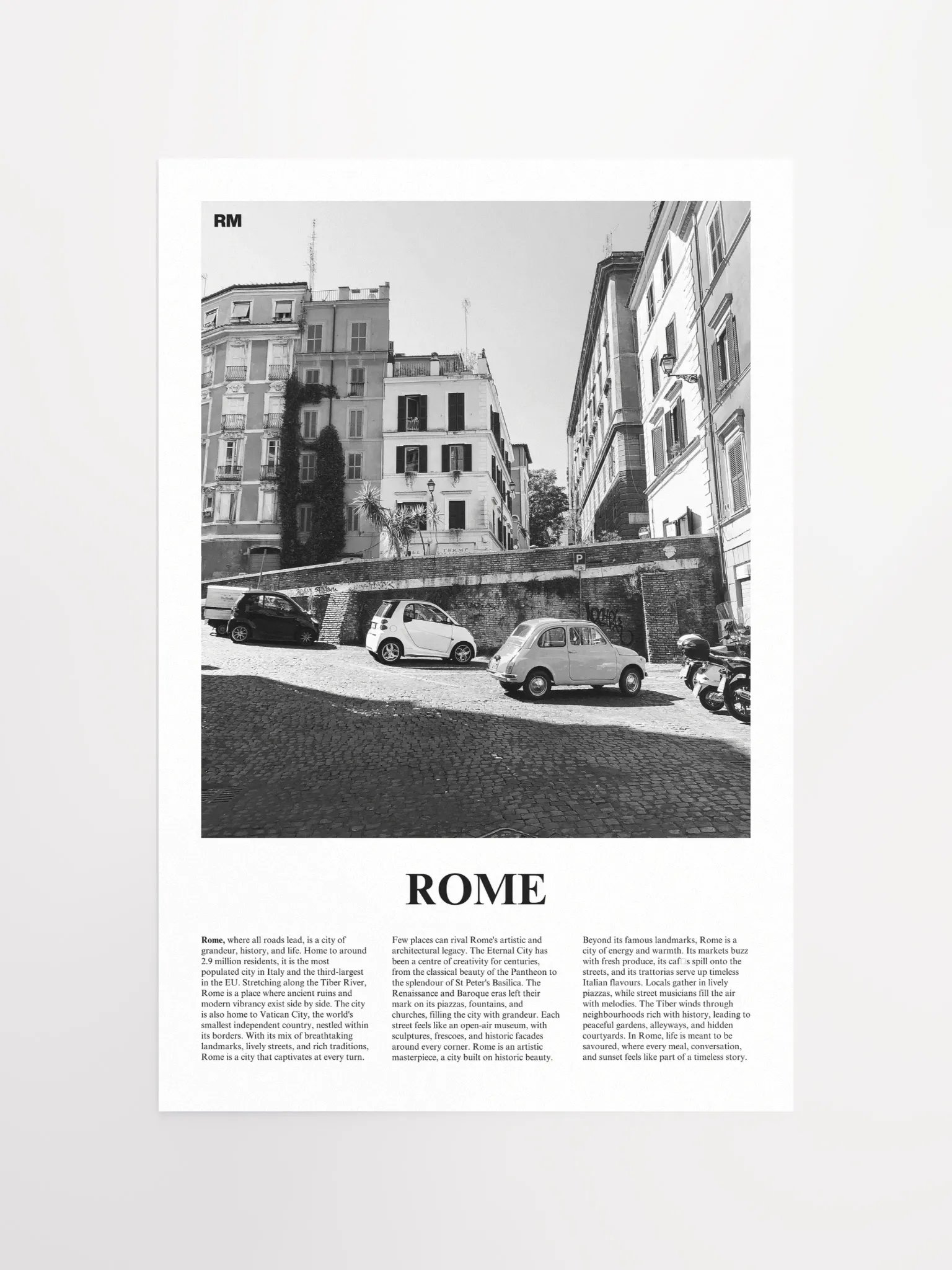 Rome 06 Newspaper Poster product image (5)